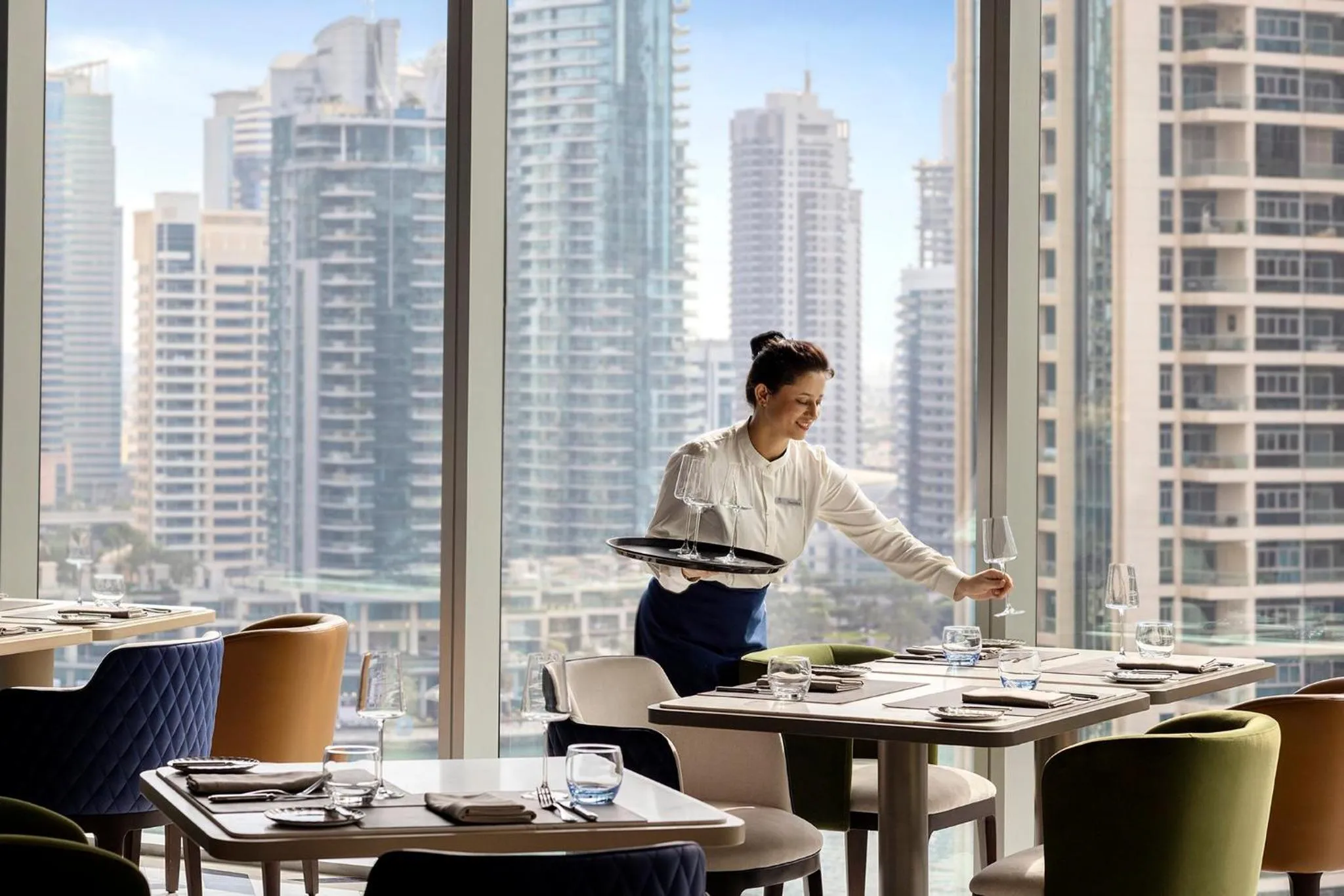 Restaurant/places to eat in Ciel Dubai Marina, Vignette Collection by IHG