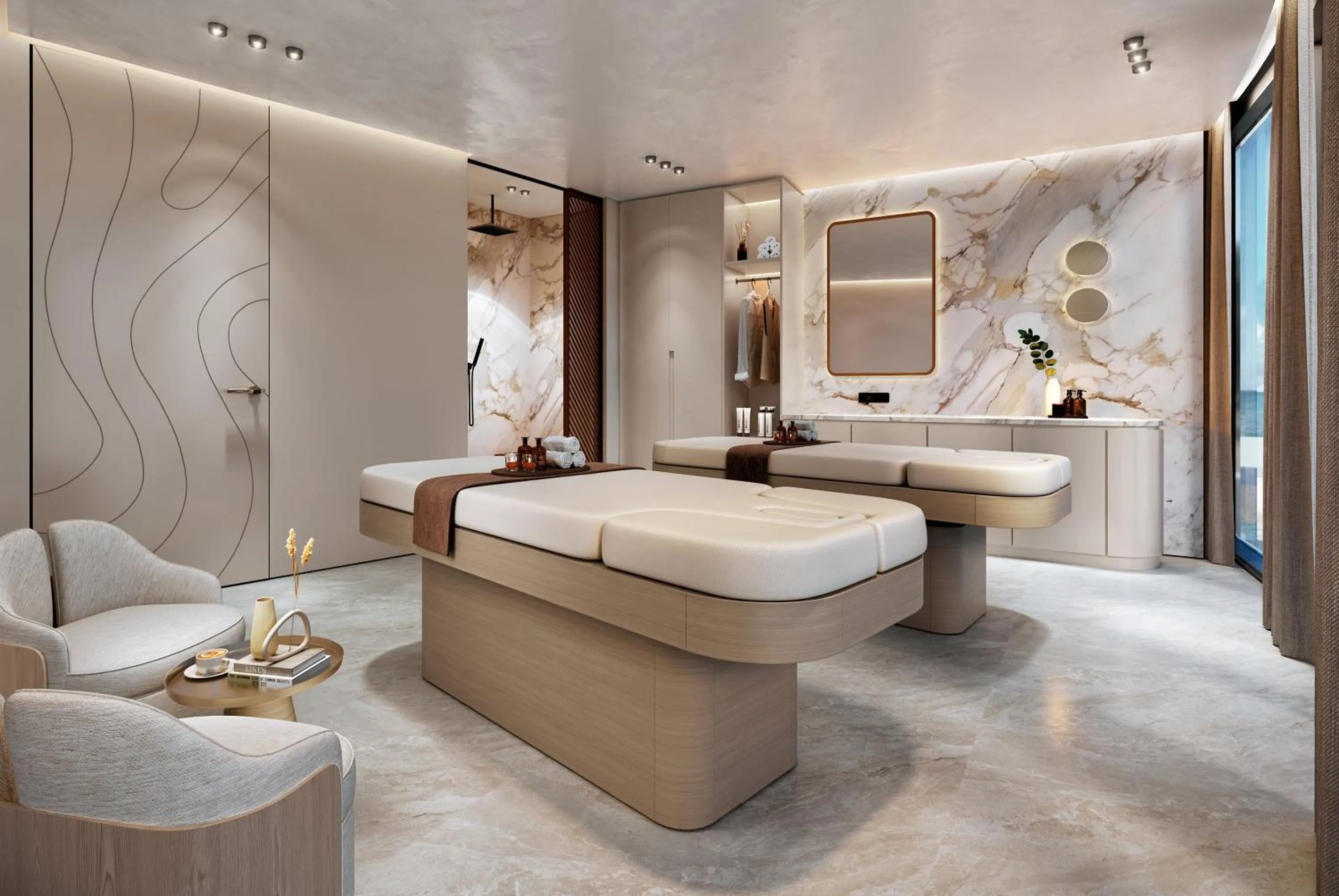 Spa and wellness centre/facilities, Bed in Ciel Dubai Marina, Vignette Collection by IHG