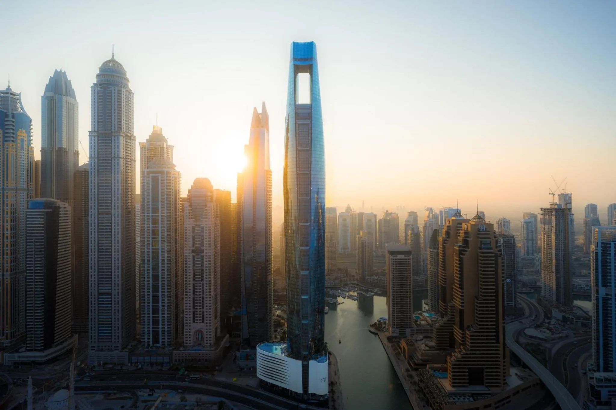 Property building in Ciel Dubai Marina, Vignette Collection by IHG