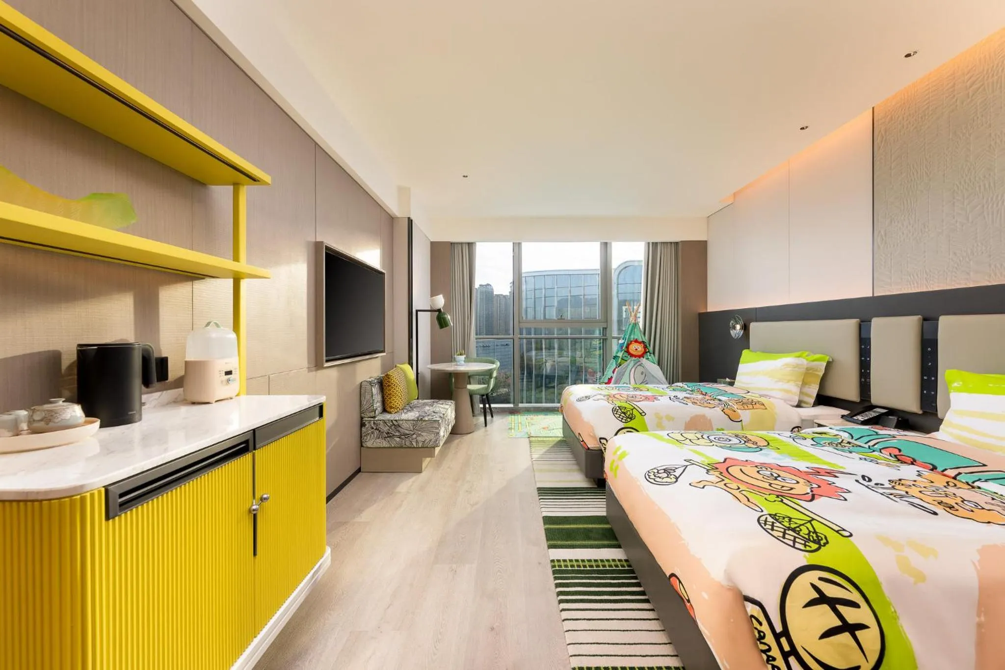 Photo of the whole room, Bed in Holiday Inn Fuzhou Exhibition Center