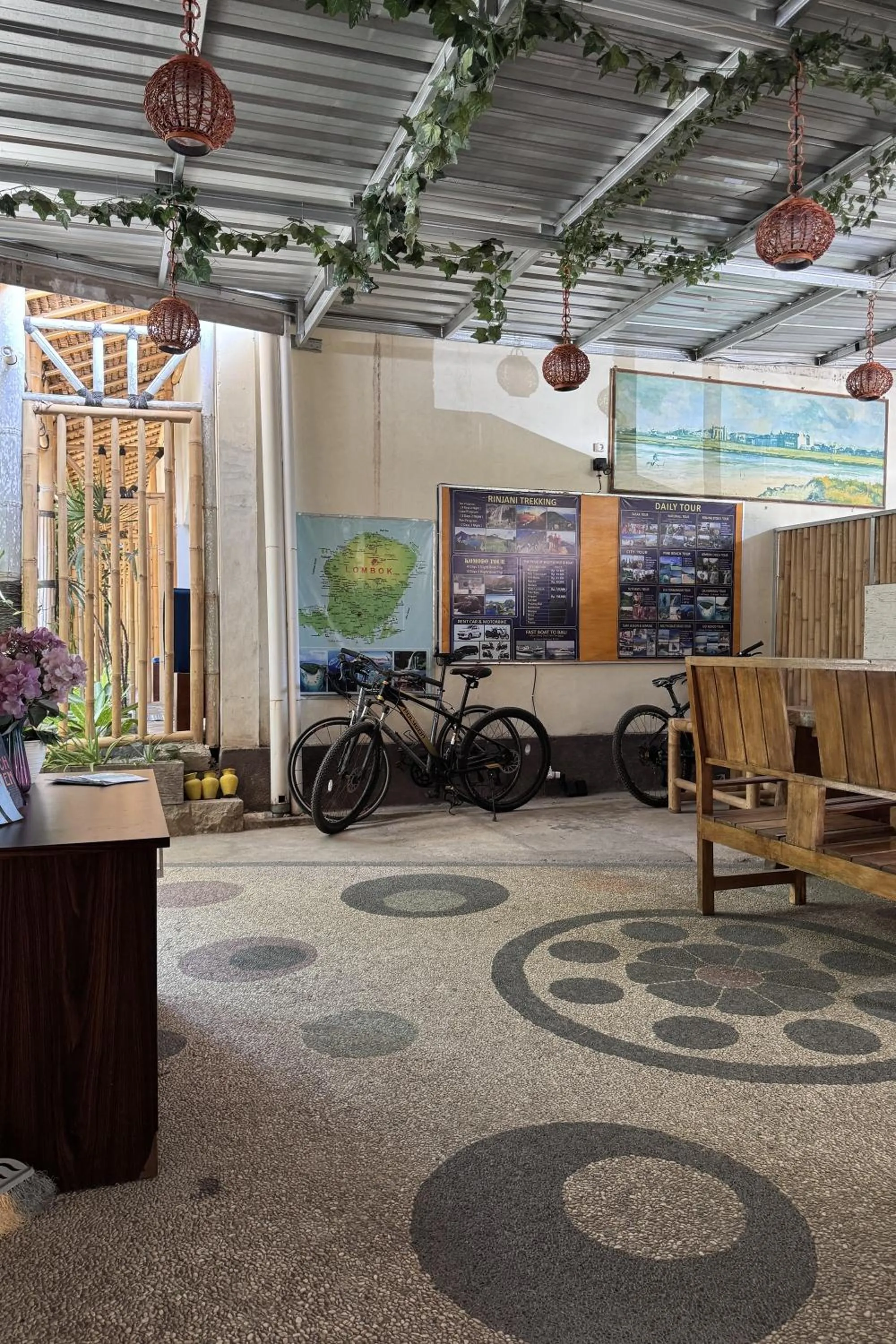 Lobby or reception in Senggigi Cottages Lombok