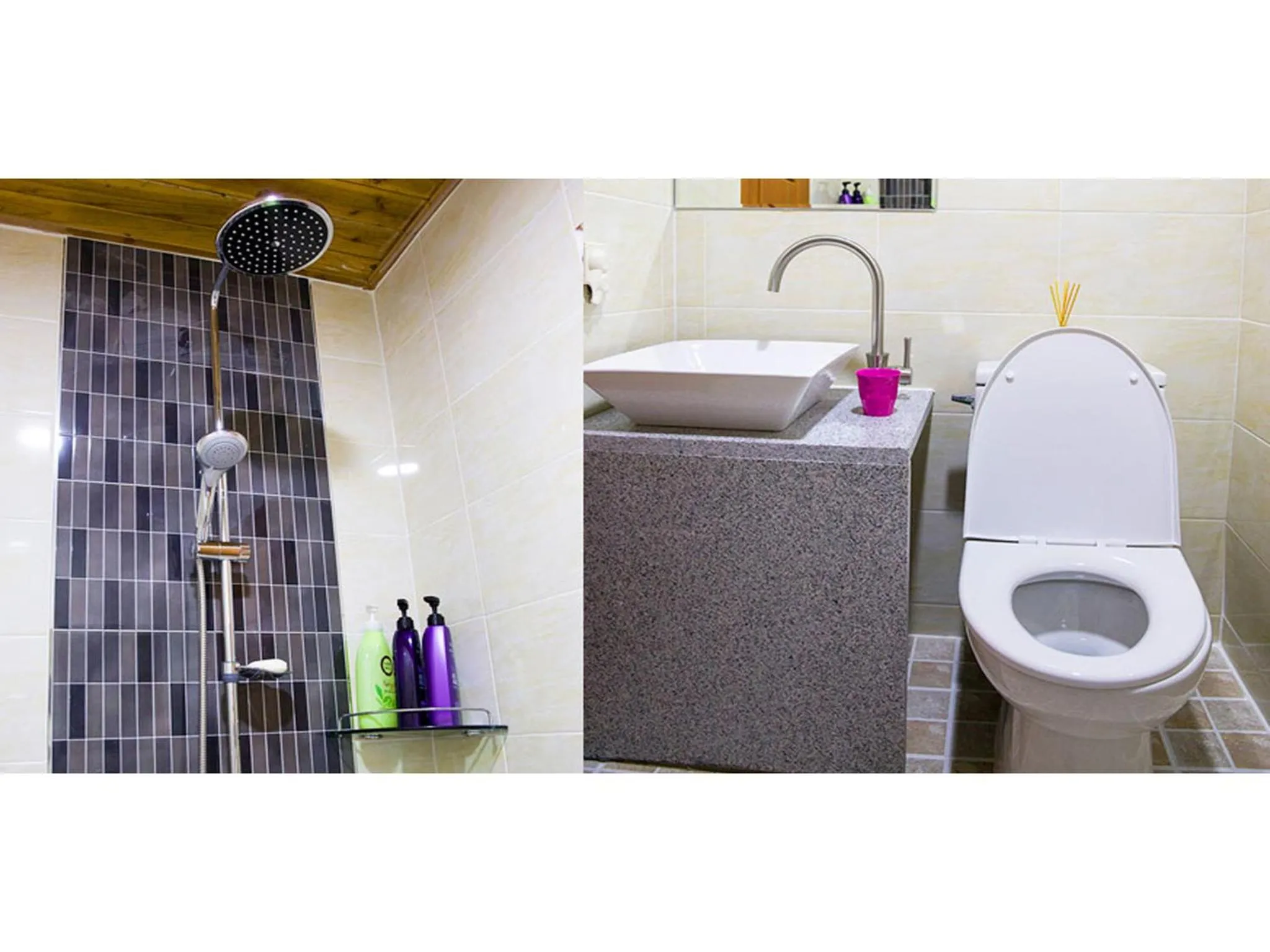 Shower in Attene Pension