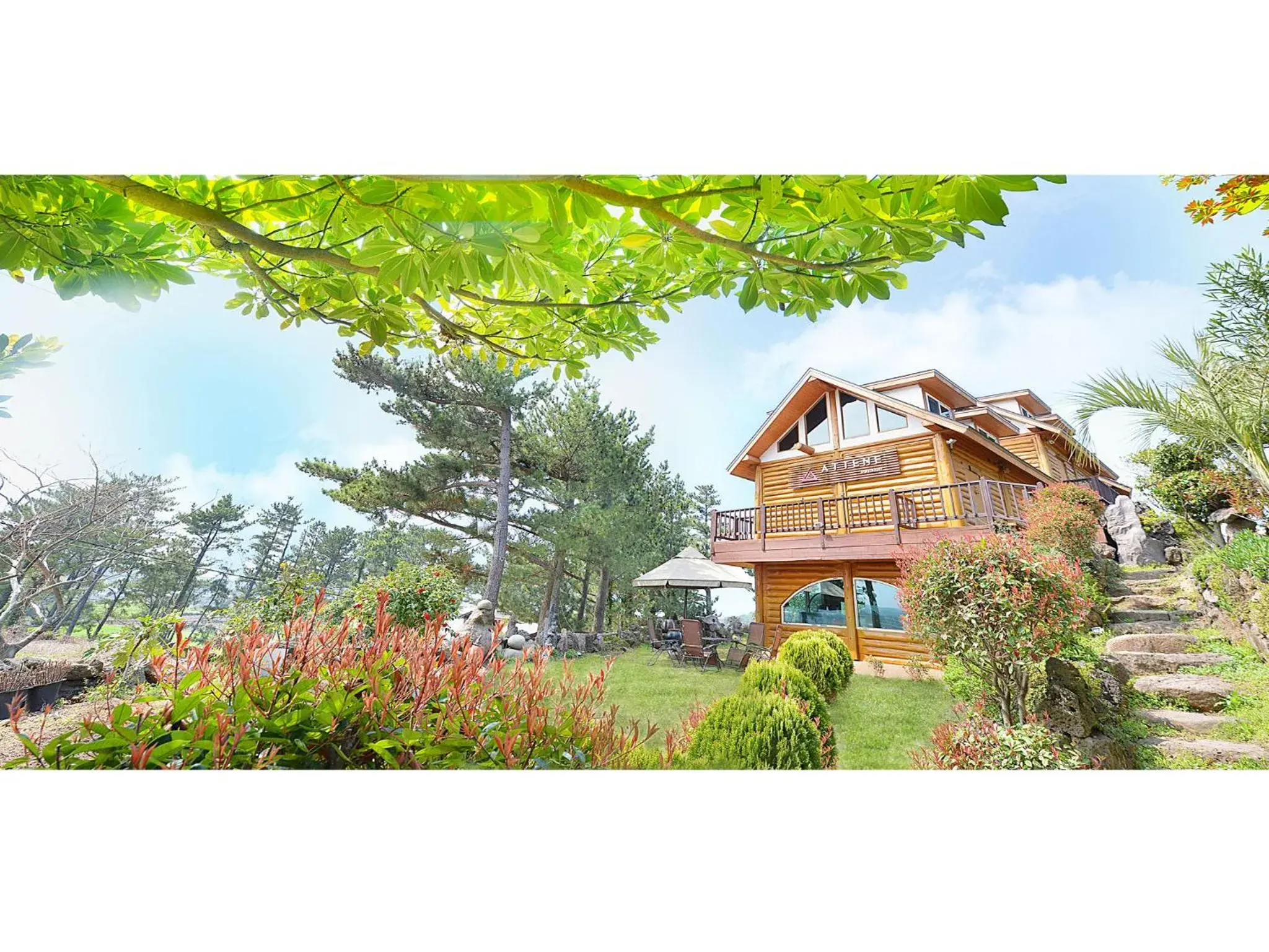 Facade/entrance in Attene Pension Facade/entrance in Attene Pension