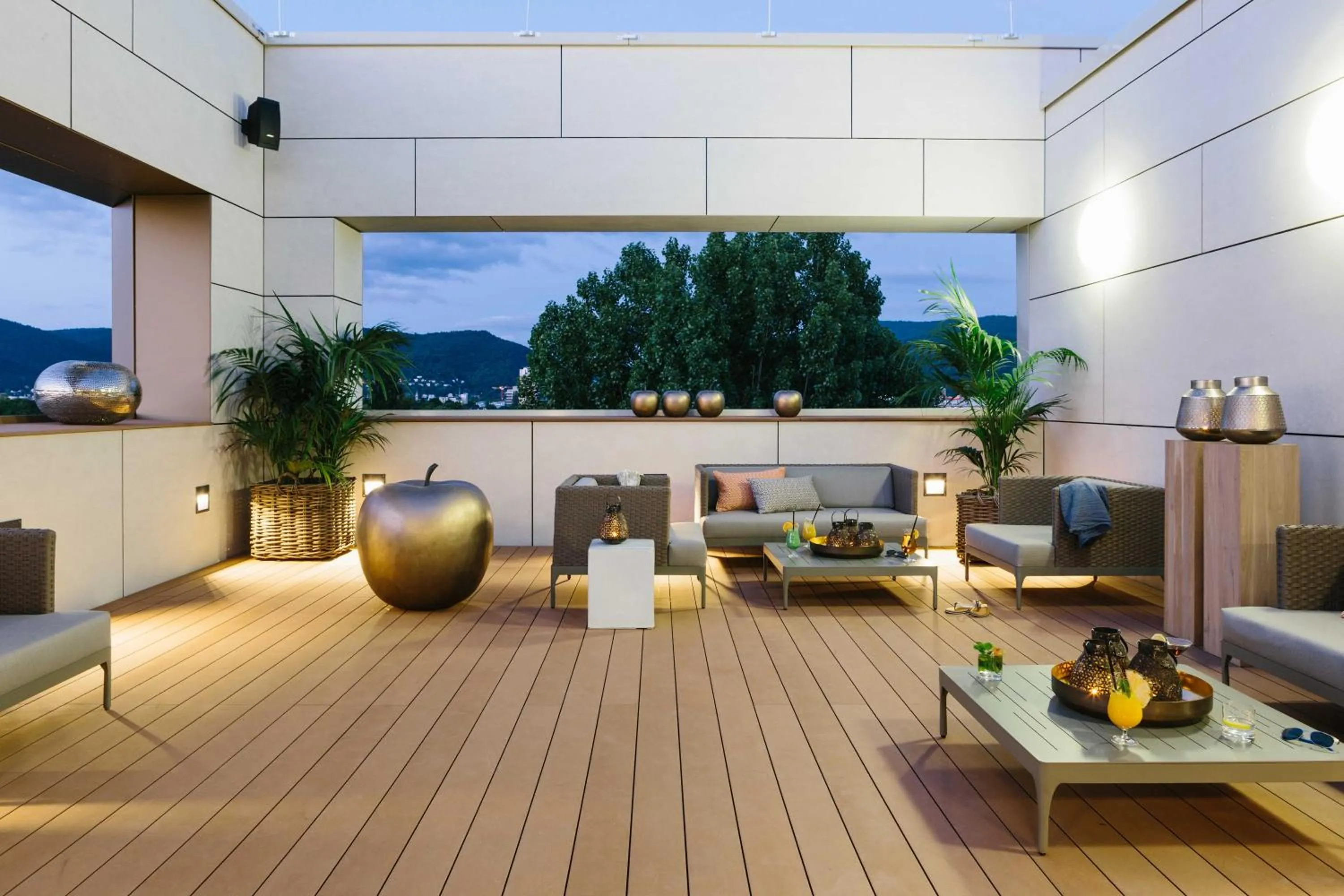 Balcony/Terrace in Chester Hotel Heidelberg
