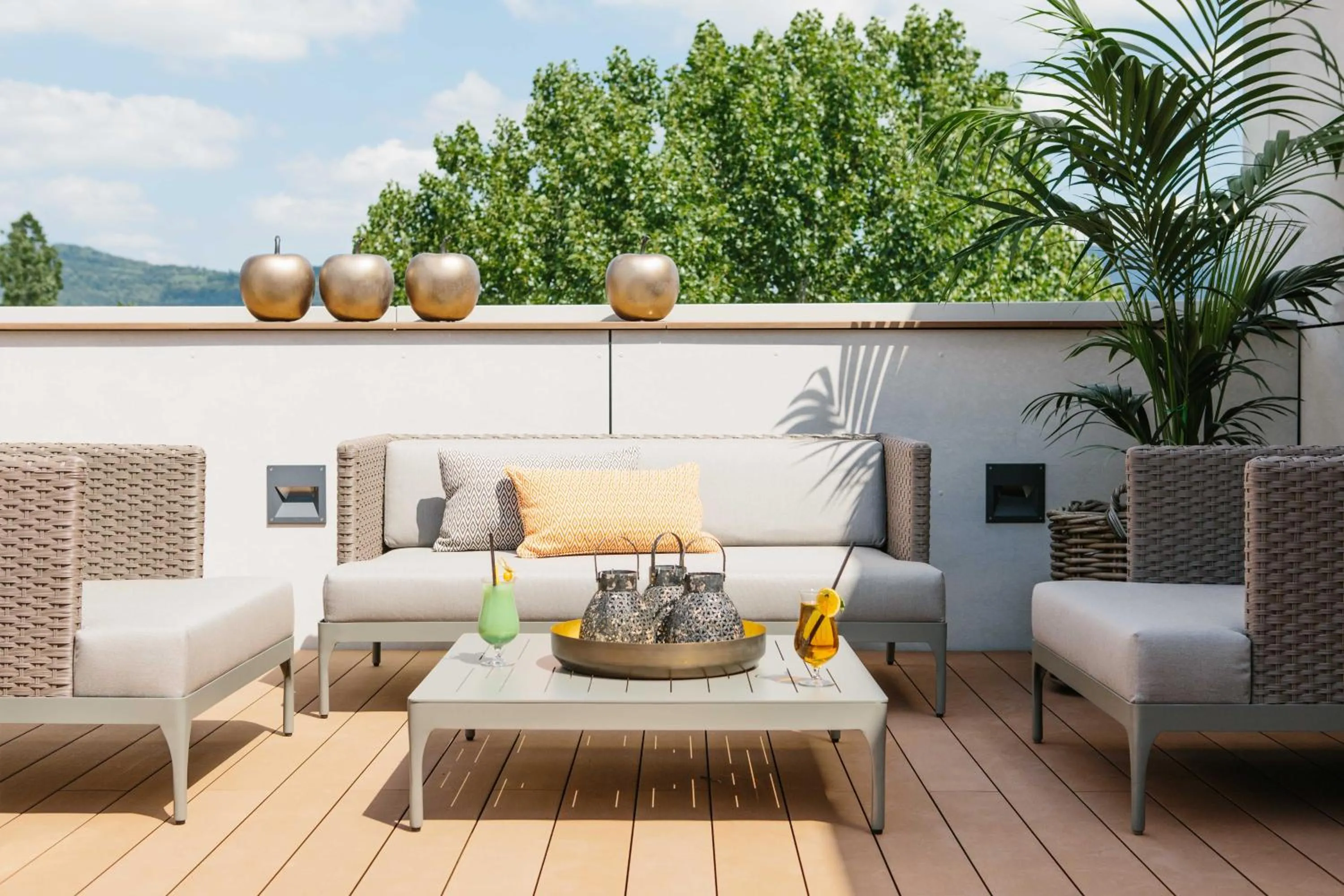 Balcony/Terrace in Chester Hotel Heidelberg