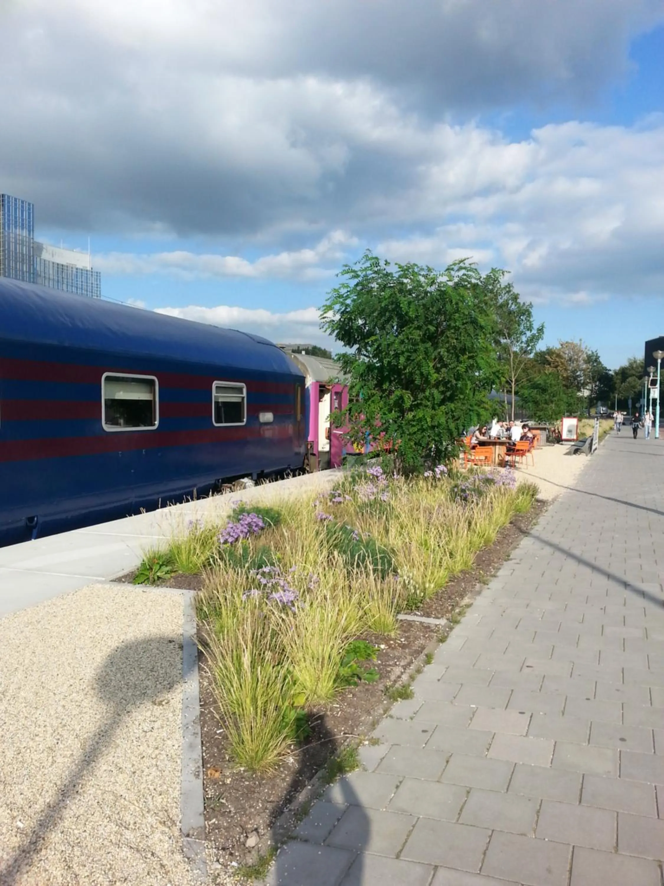 Property building in Train Lodge Amsterdam