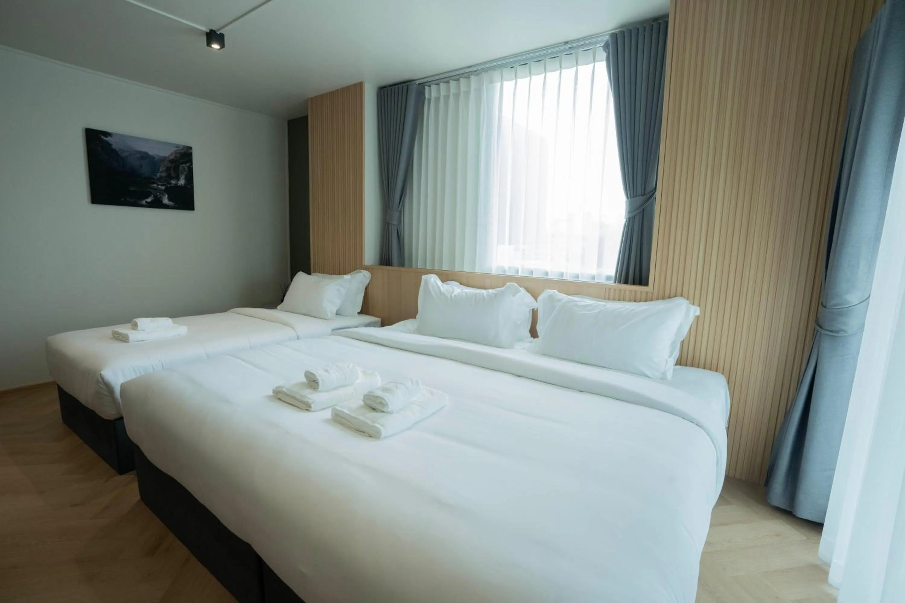 Bed in Infinite Hotel-Ratchada
