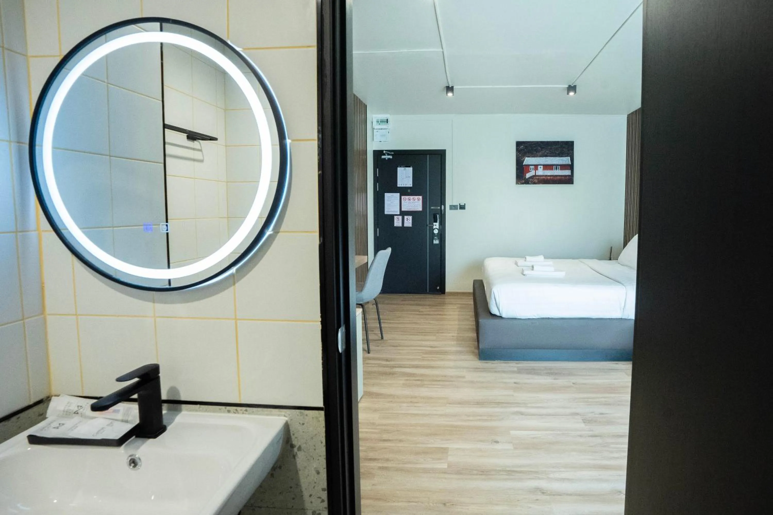 Bed in Infinite Hotel-Ratchada