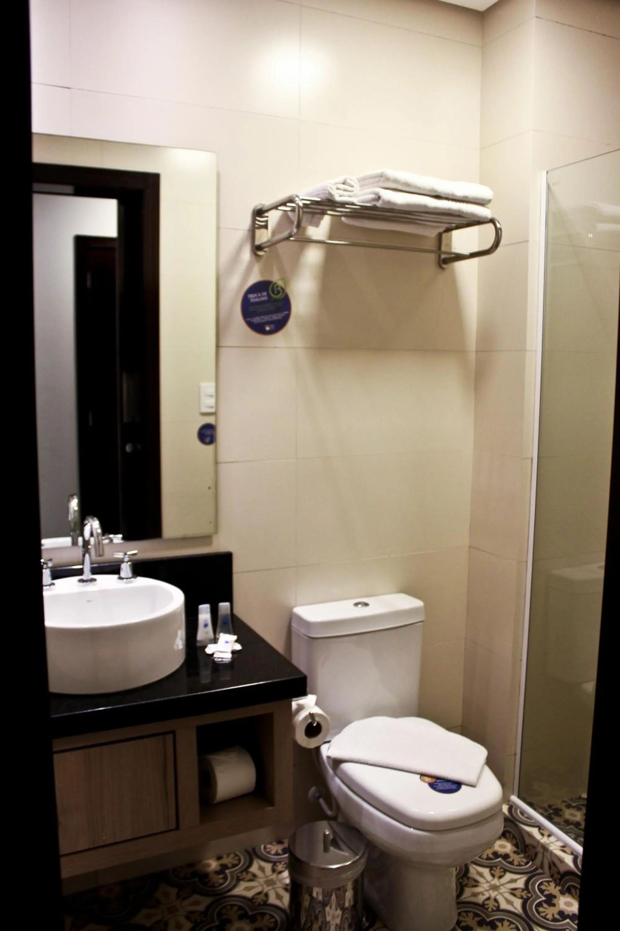 Bathroom in Blue Hill Hotel