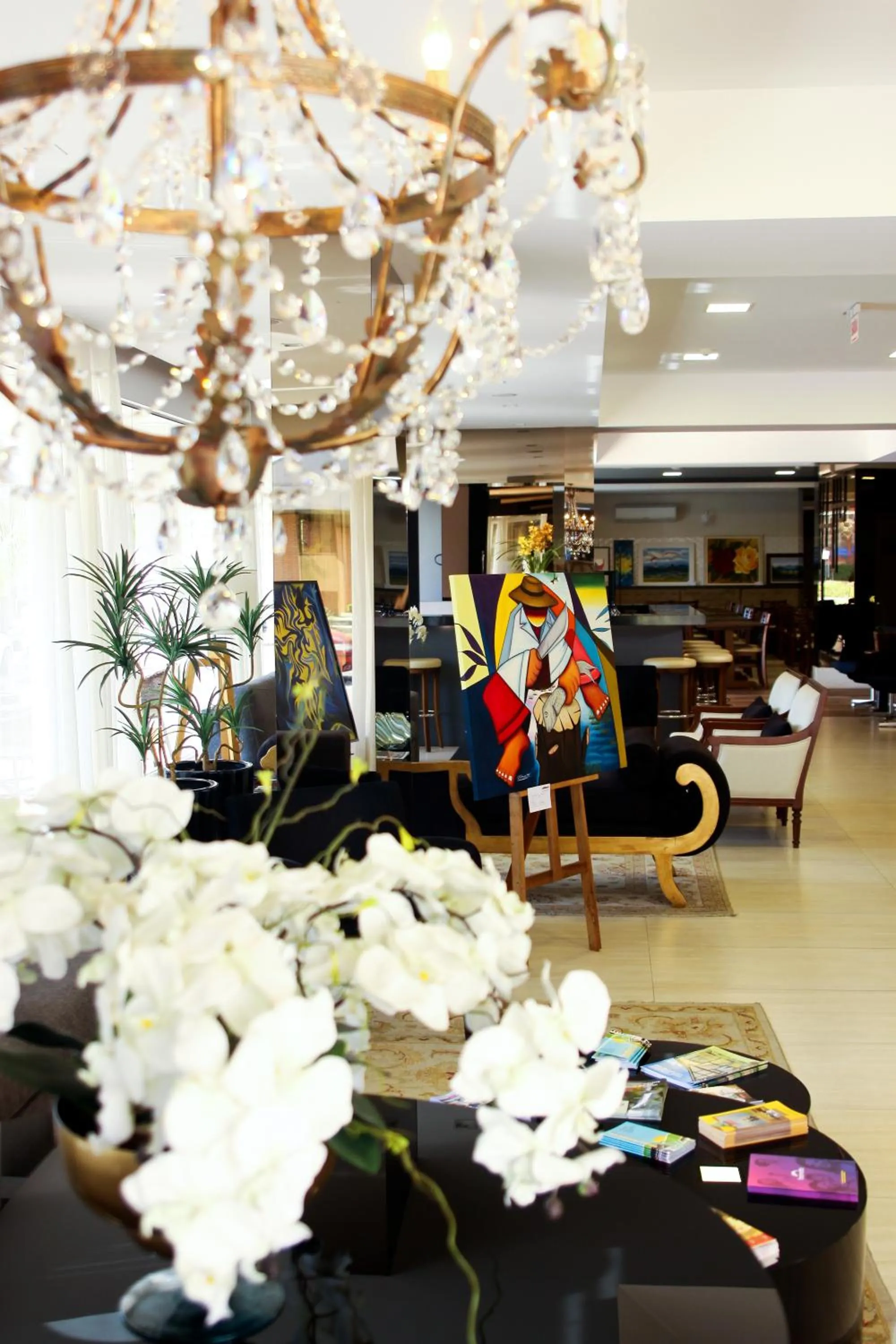 Lobby or reception in Blue Hill Hotel