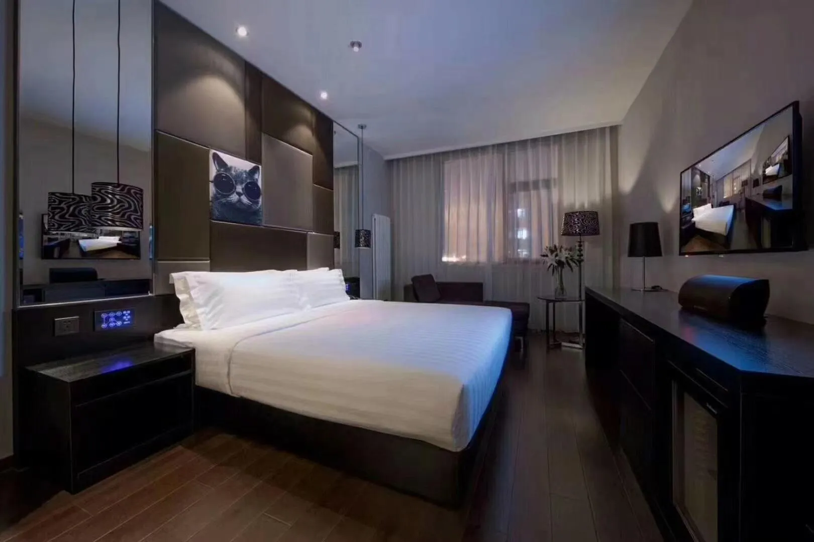 Bed in Orange Hotel Beijing Guangming Bridge