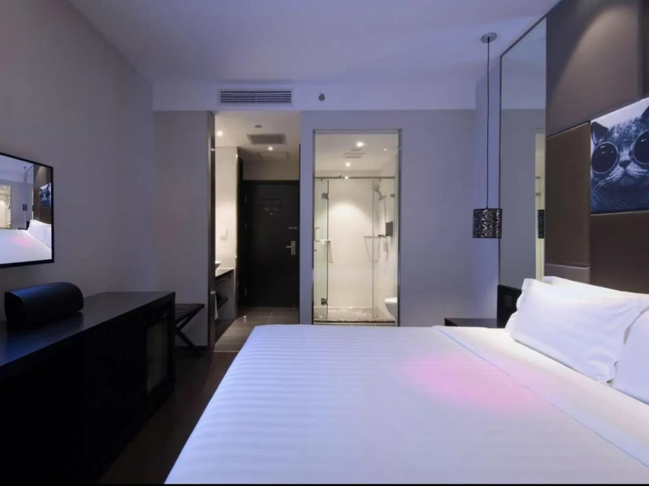 Bed in Orange Hotel Beijing Guangming Bridge