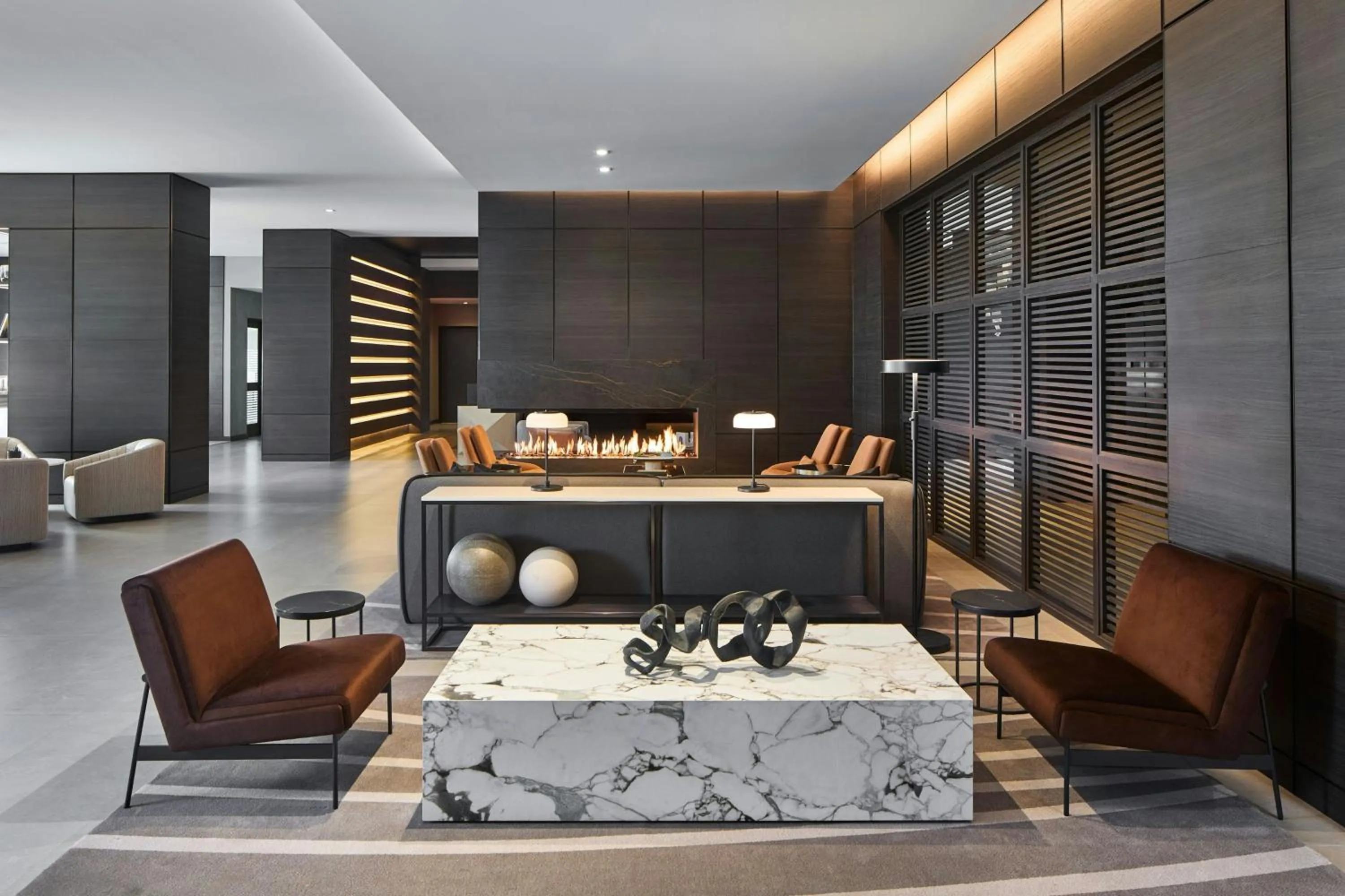 Lobby or reception in AC Hotel by Marriott Auburn