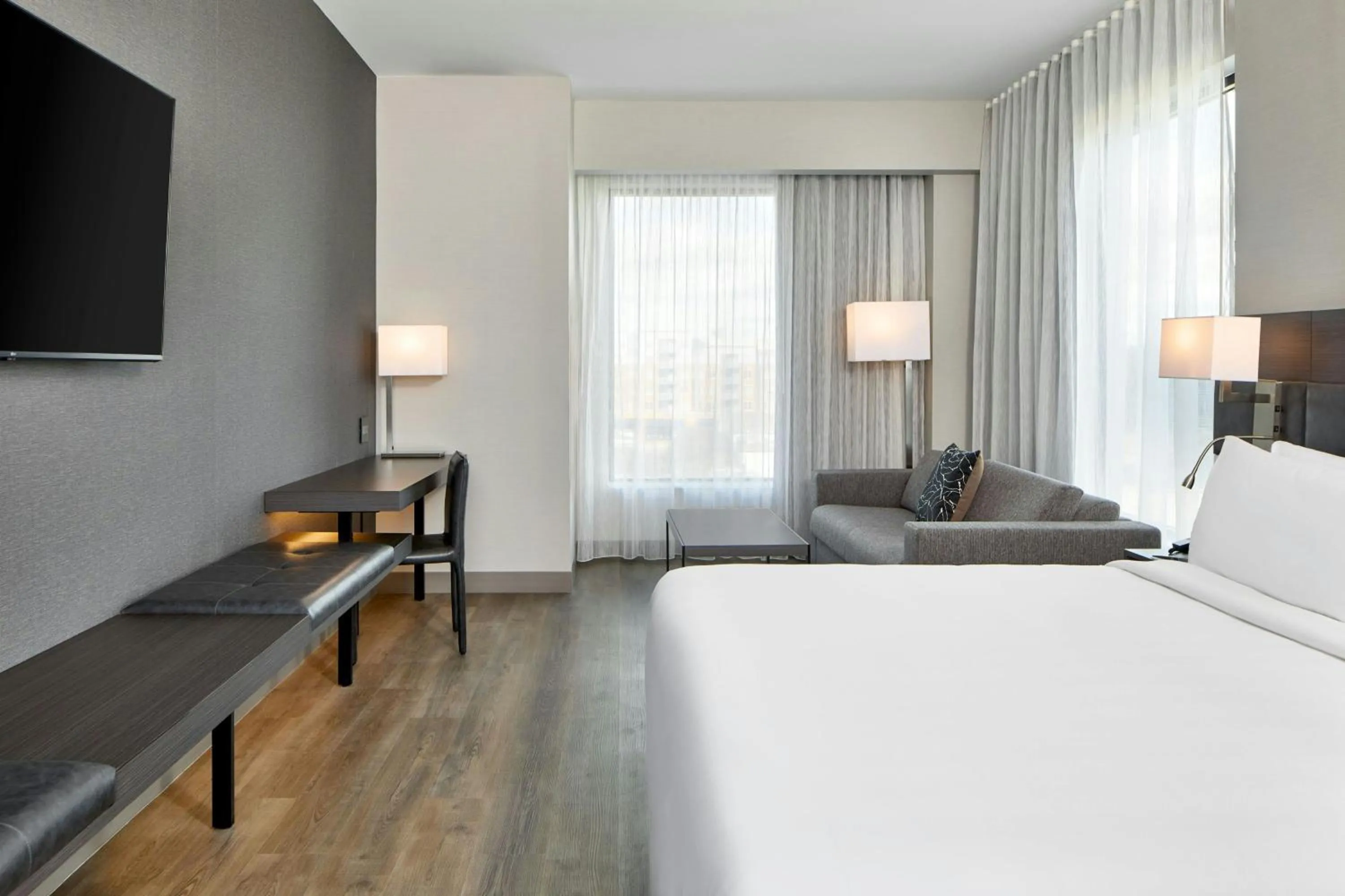 Photo of the whole room, Bed in AC Hotel by Marriott Auburn