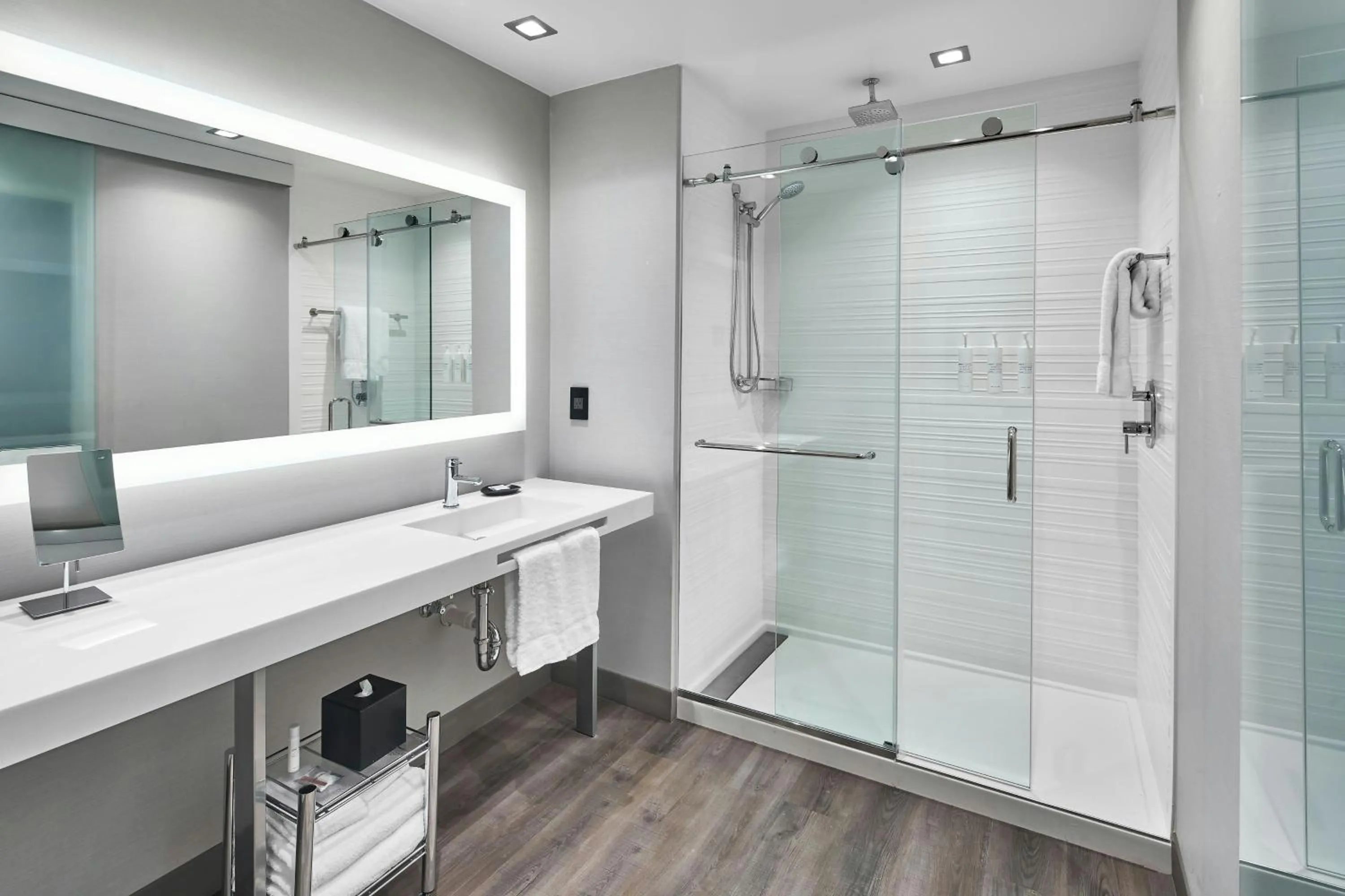 Bathroom in AC Hotel by Marriott Auburn