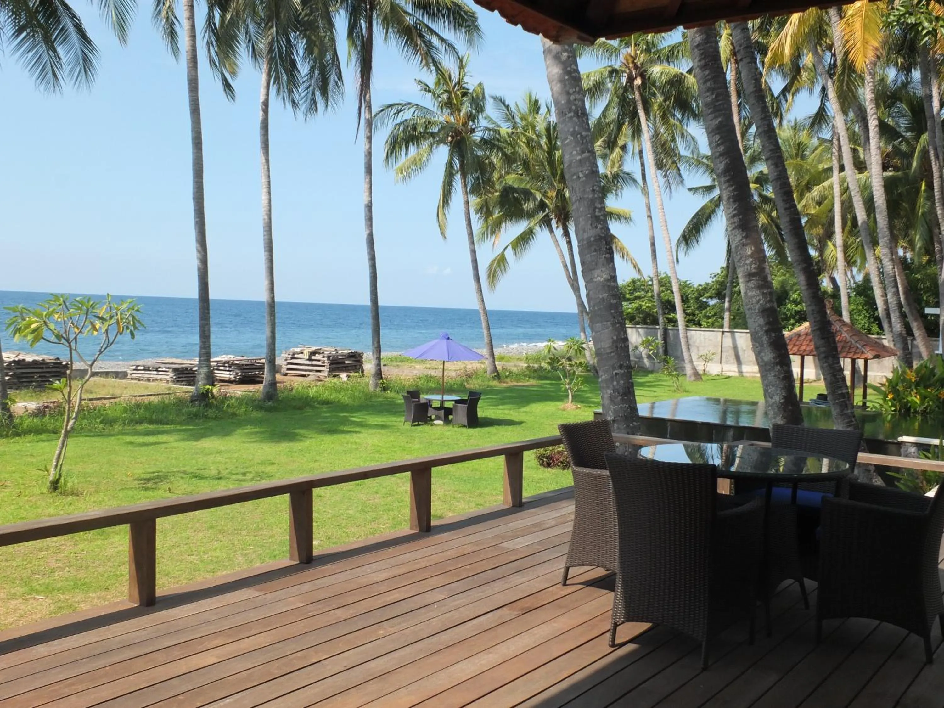 Garden view in The Amrita - Salt Farm Villas
