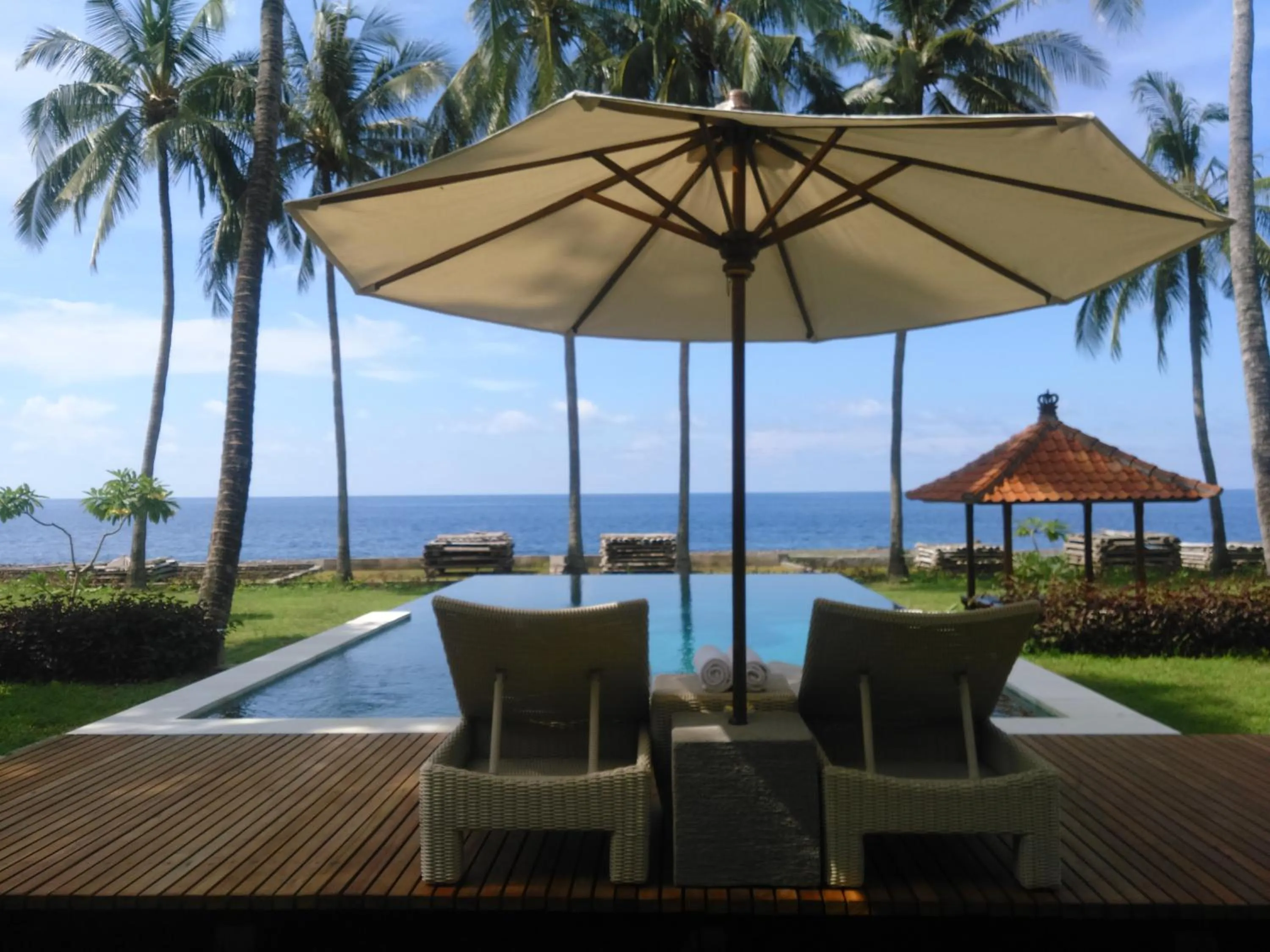 Pool view in The Amrita - Salt Farm Villas
