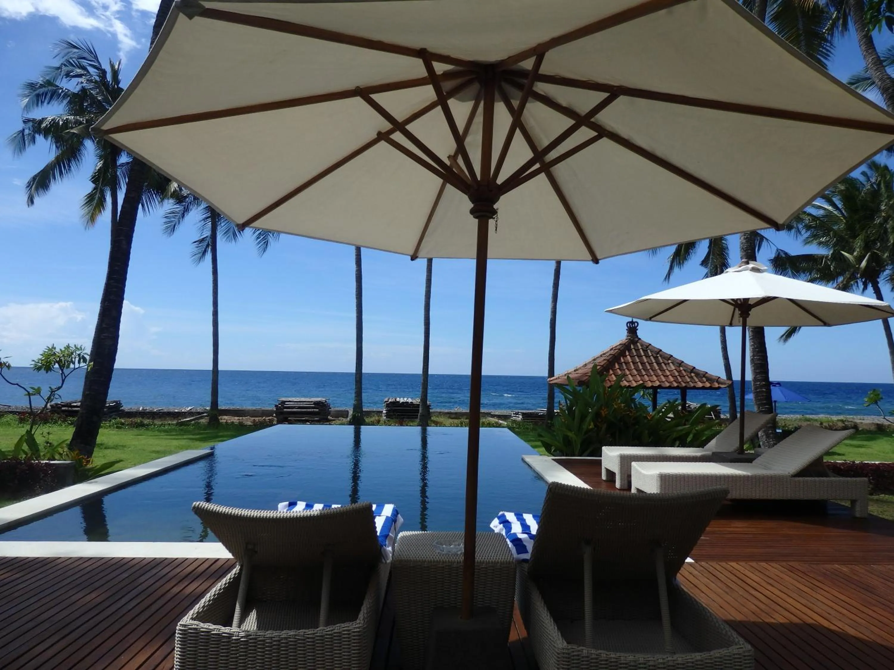Pool view in The Amrita - Salt Farm Villas