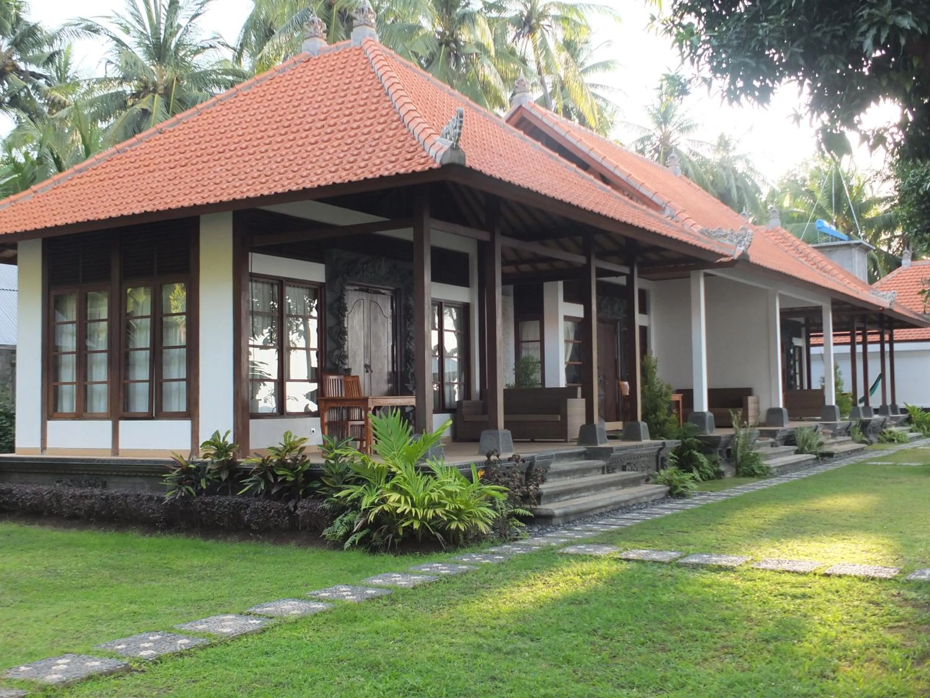 Garden view in The Amrita - Salt Farm Villas