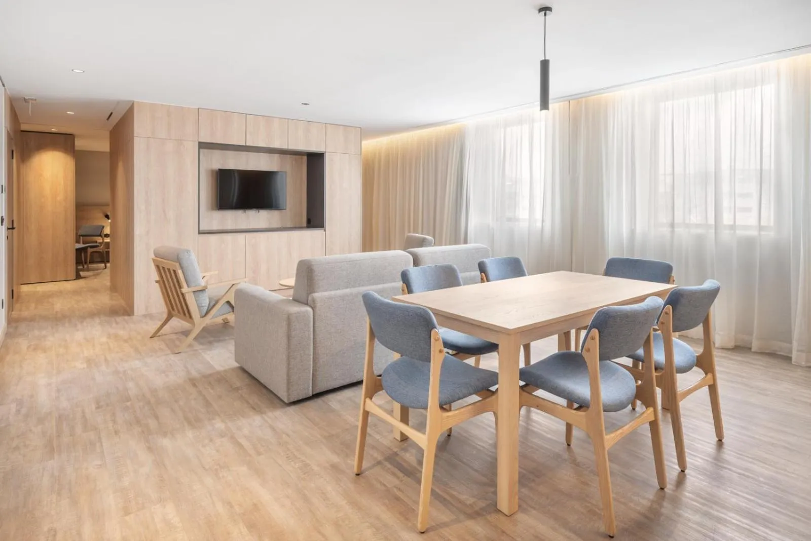 Living room in Moov Apartments Boavista