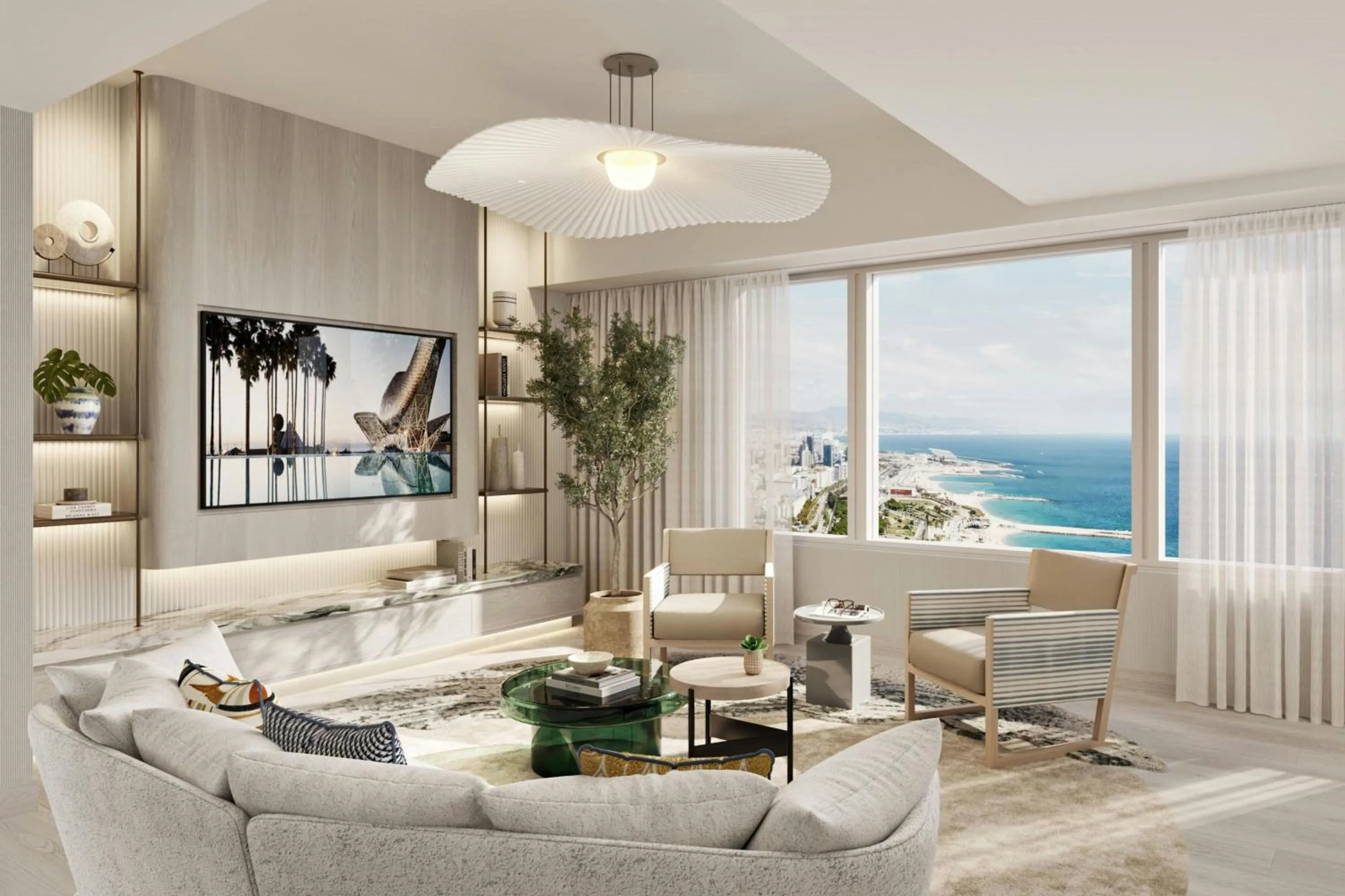 Living room in Hotel Arts Barcelona