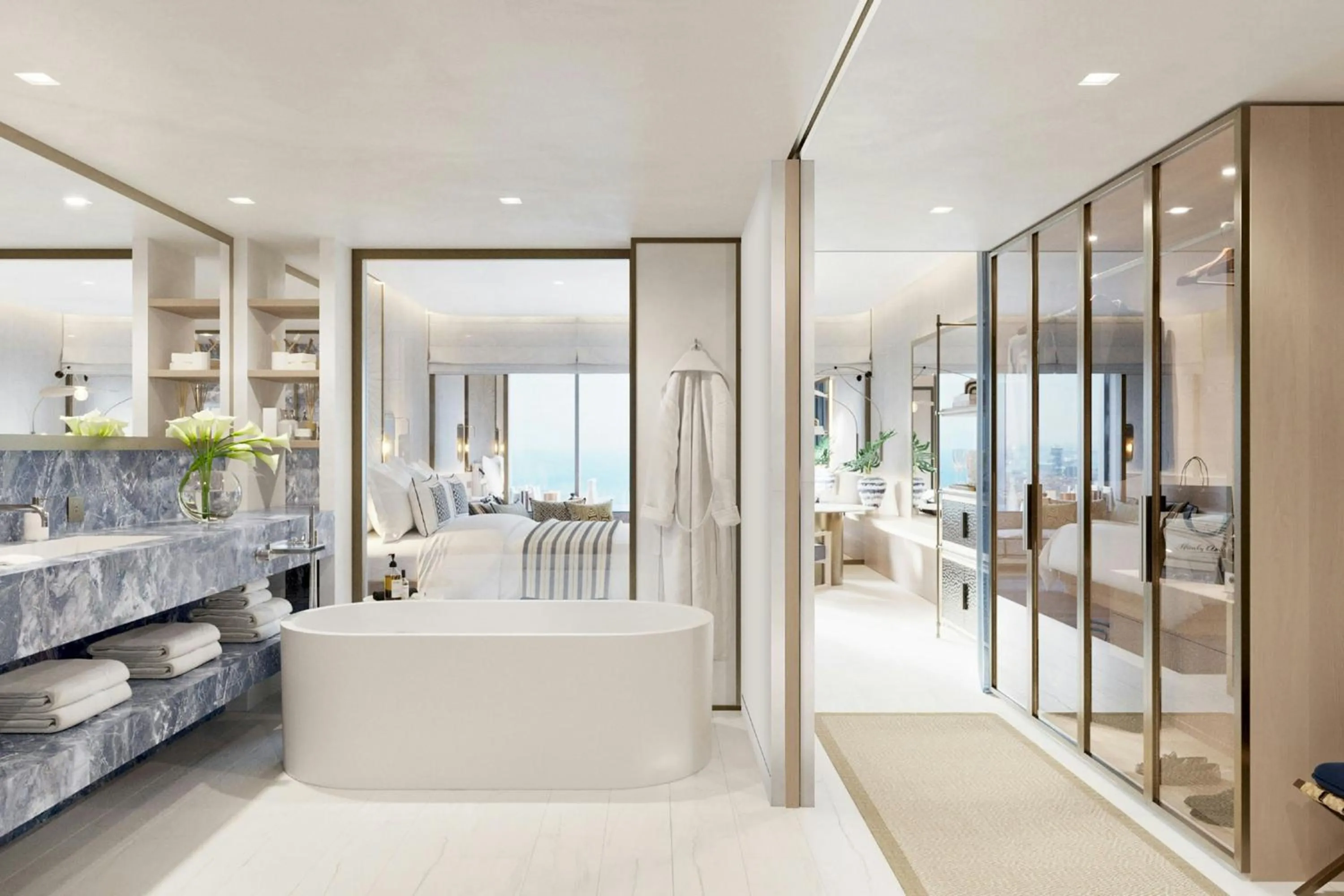 Bathroom in Hotel Arts Barcelona