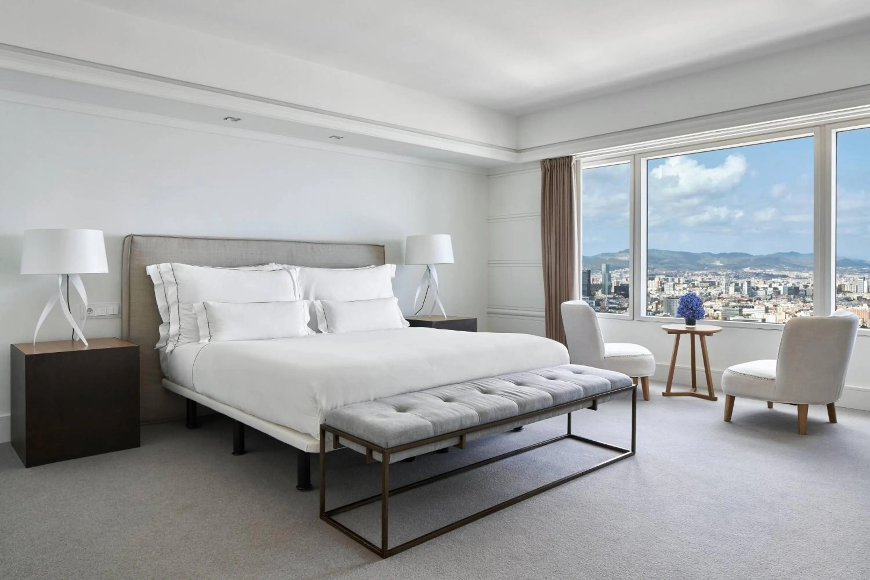 Bedroom, Bed in Hotel Arts Barcelona