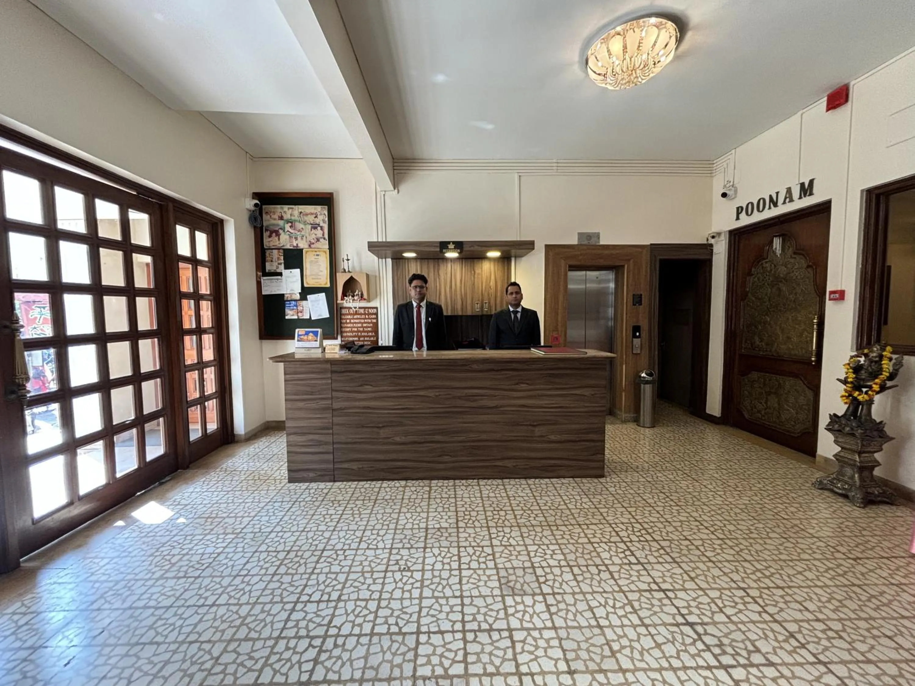 Lobby or reception in Hotel Pradeep