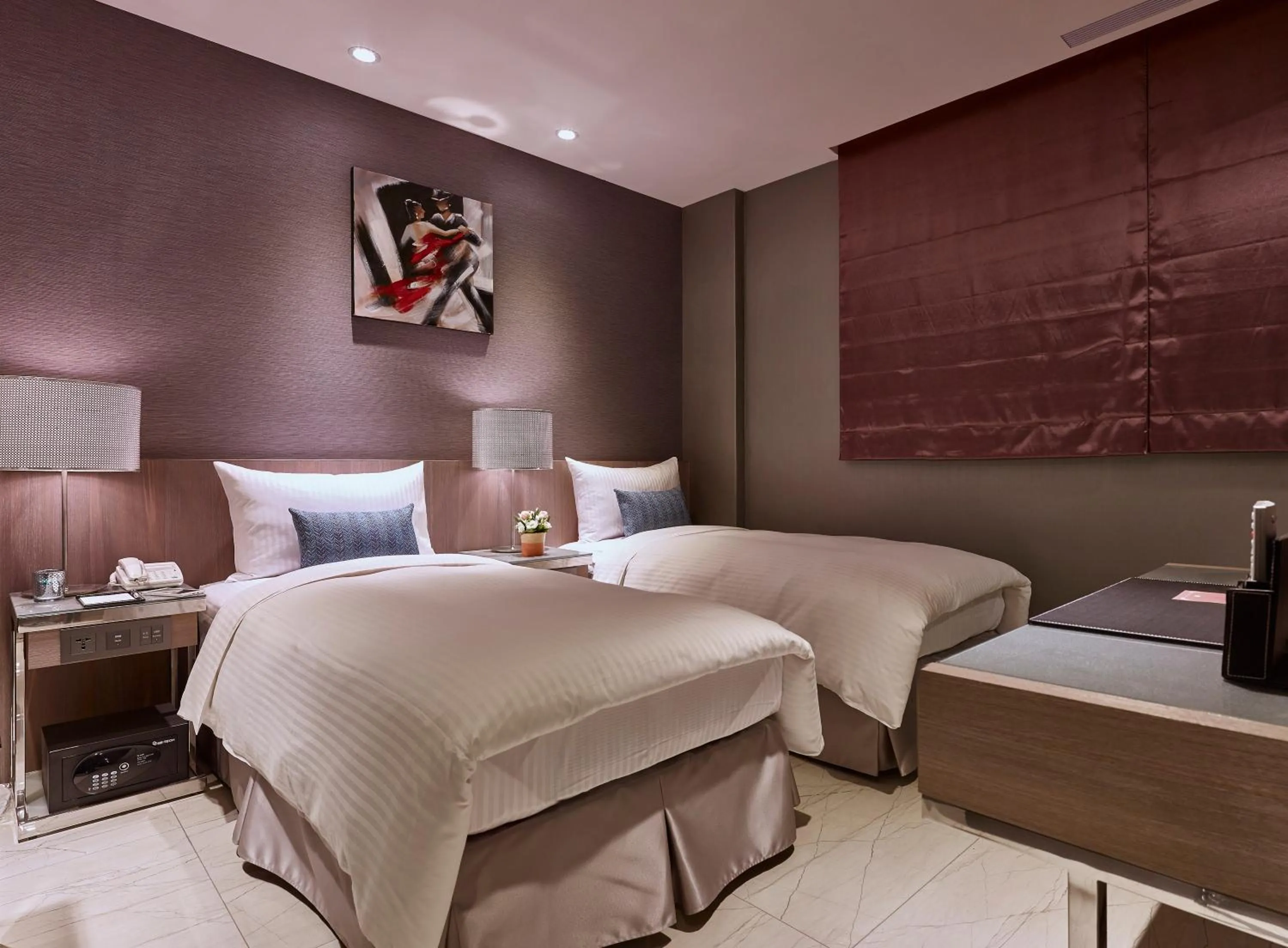 Bed in Beauty Hotels Taipei - B7 Journey