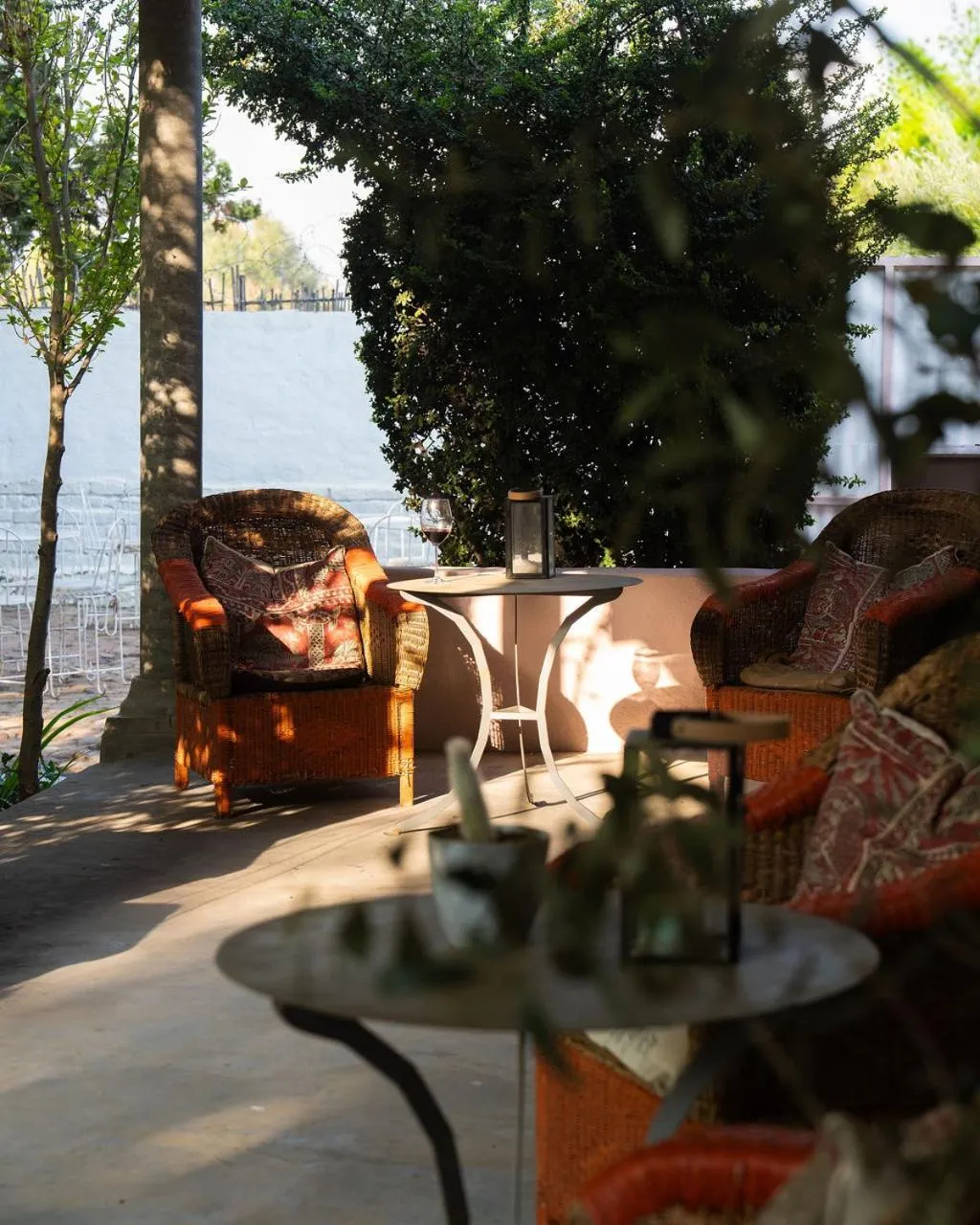 Patio in The Hanover Luxury Hotel