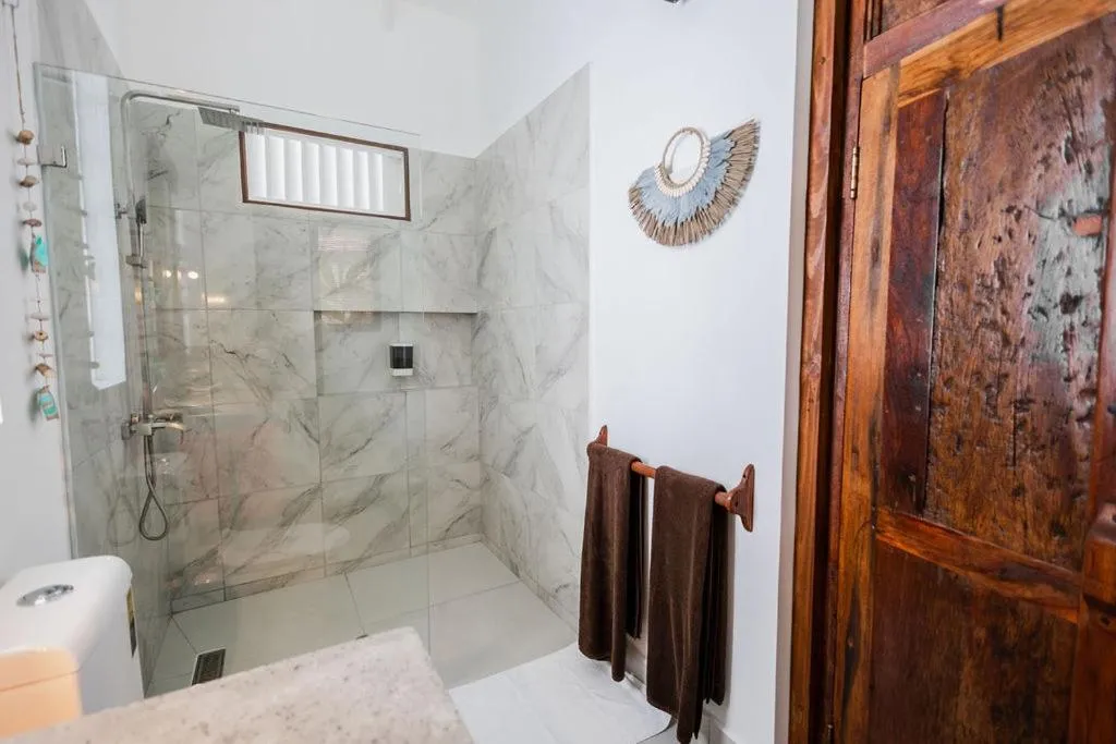 Shower in Bali Style Boutique Hotel