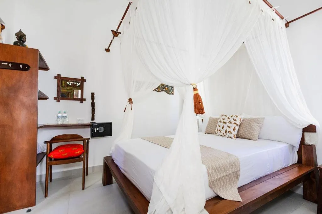 Bed in Bali Style Boutique Hotel
