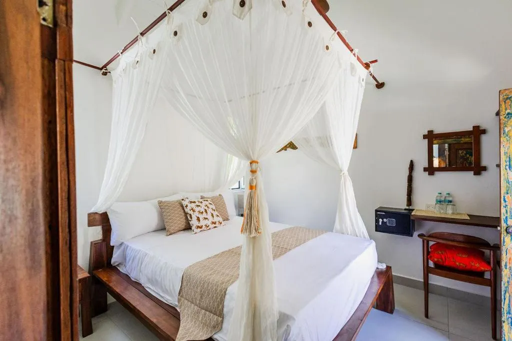 Bed in Bali Style Boutique Hotel