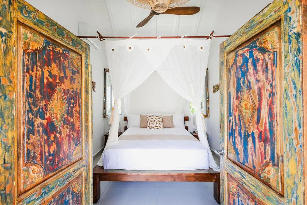 Bed in Bali Style Boutique Hotel