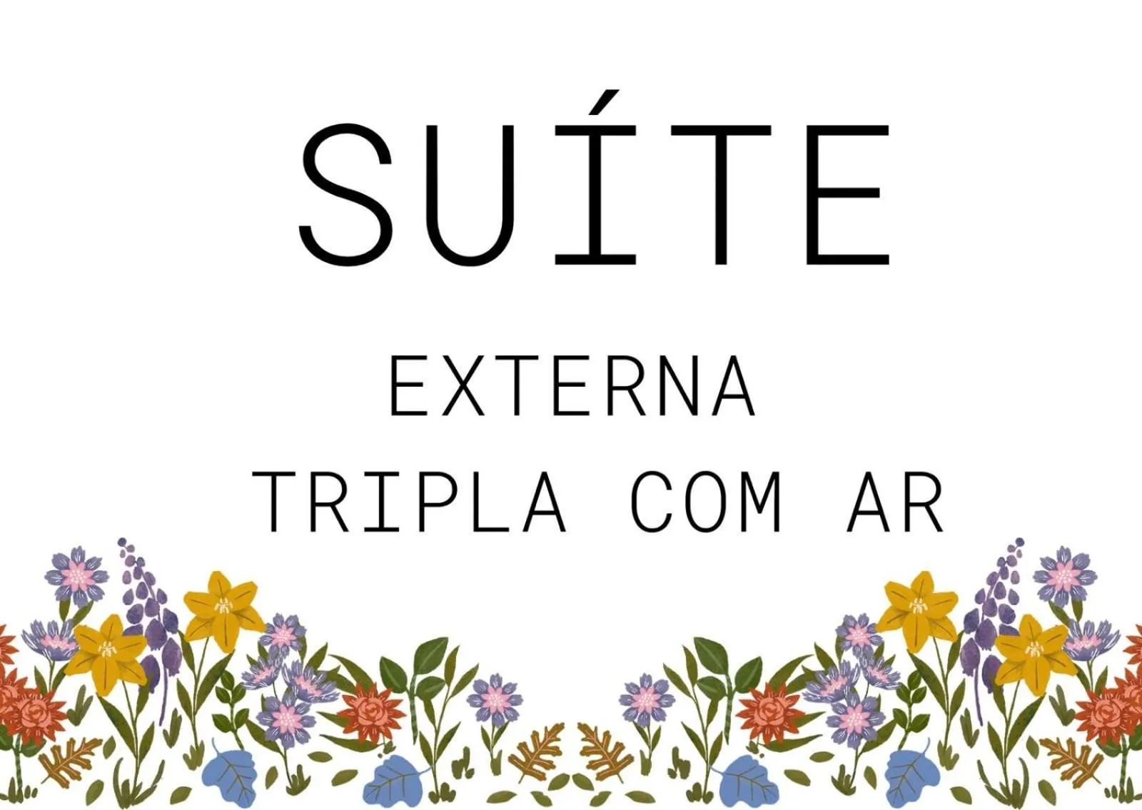 Standard Triple Room in Pousada Arco Íris com Cafe