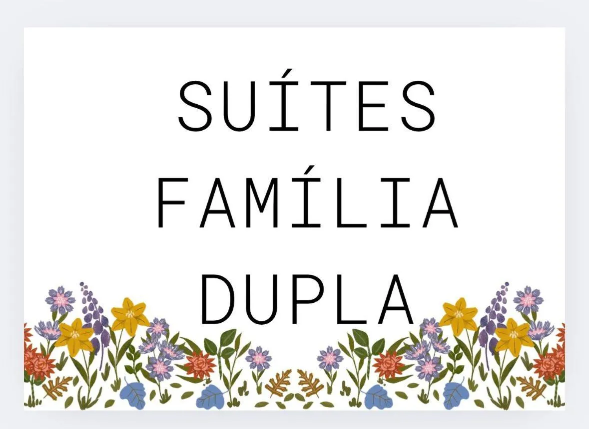 Family Double Room in Pousada Arco Íris com Cafe
