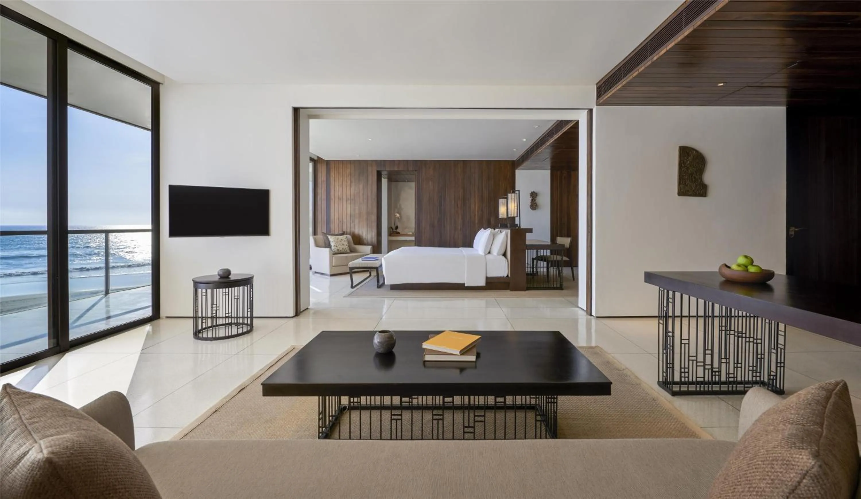 Photo of the whole room, Bed in Alila Seminyak