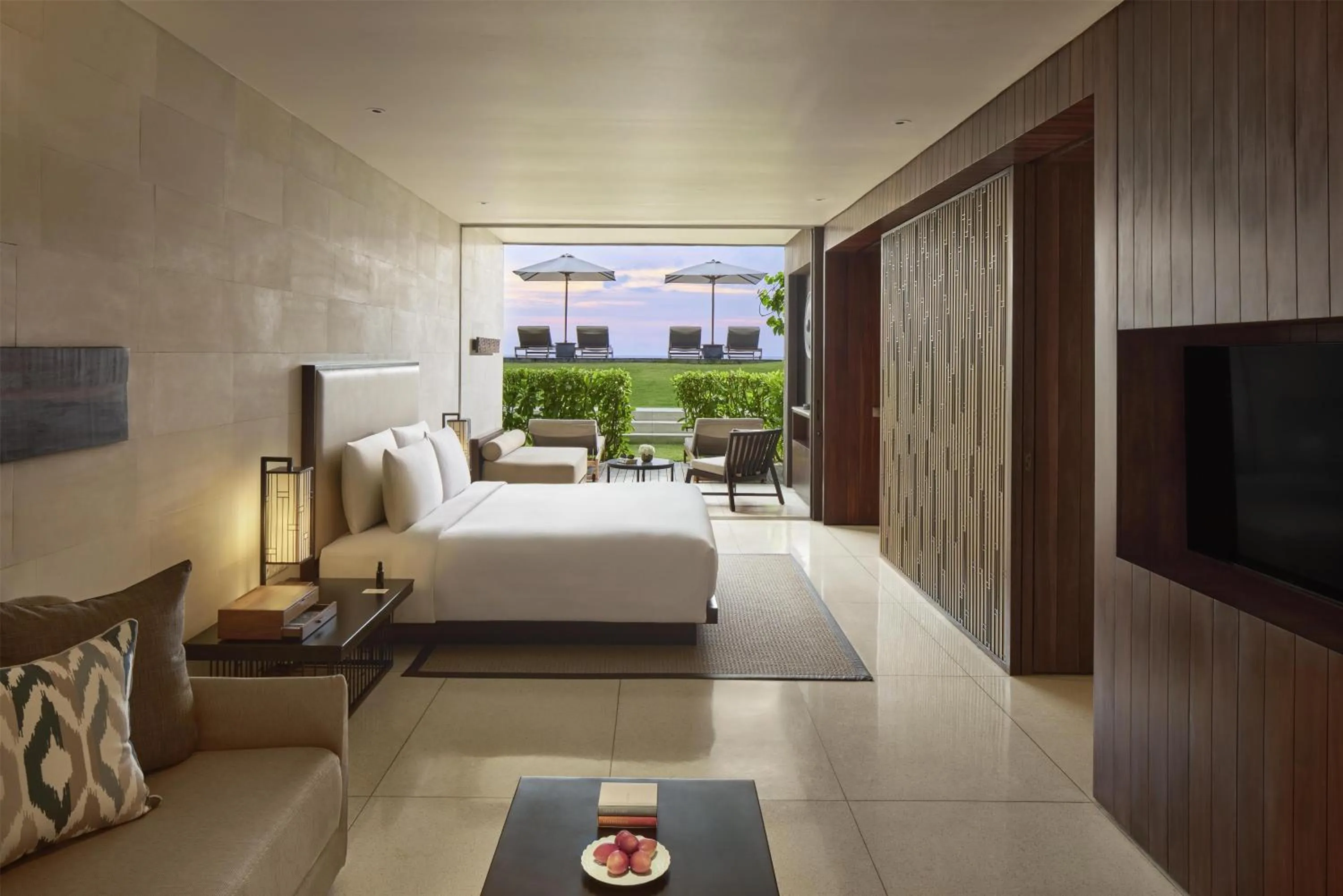 Photo of the whole room, Bed in Alila Seminyak