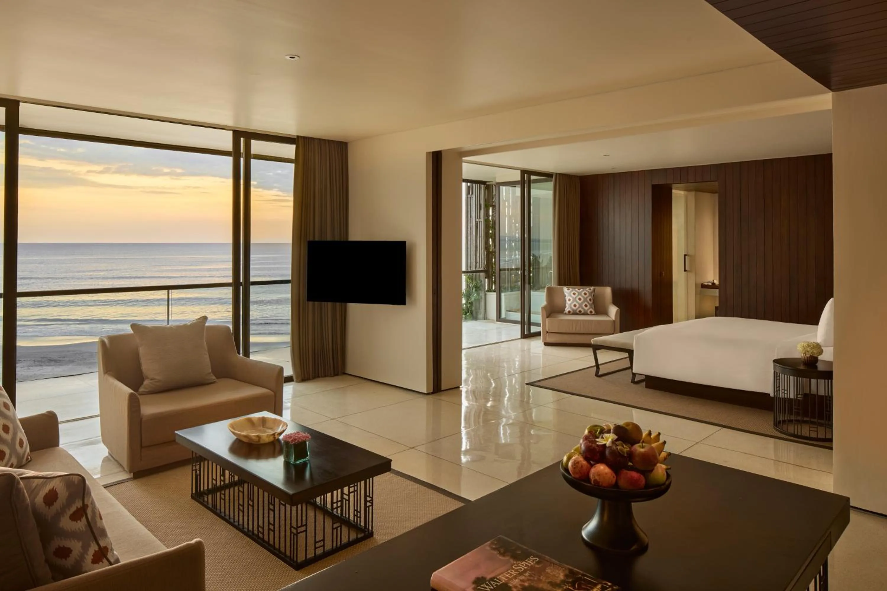 Living room, Bed in Alila Seminyak