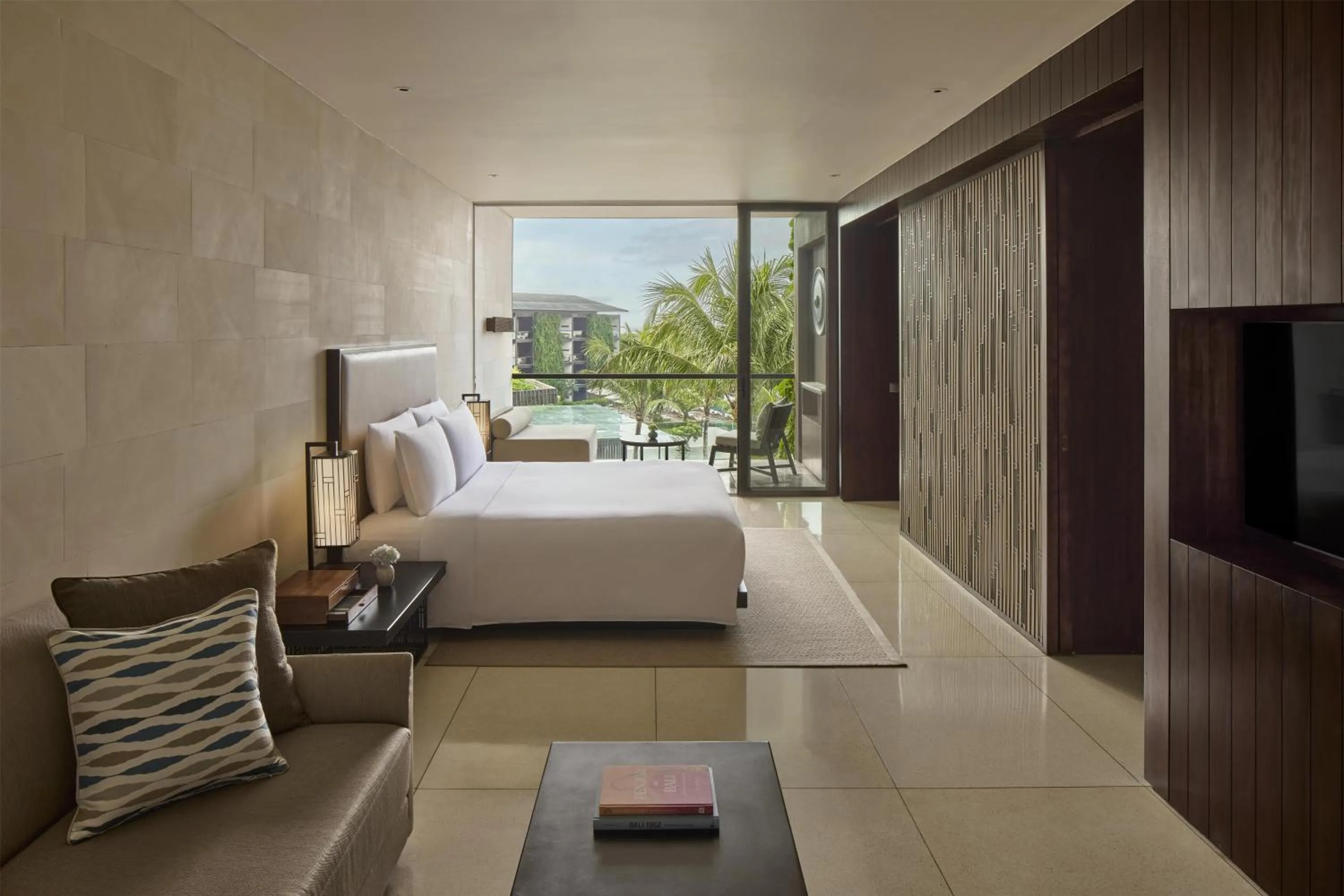 Photo of the whole room, Bed in Alila Seminyak