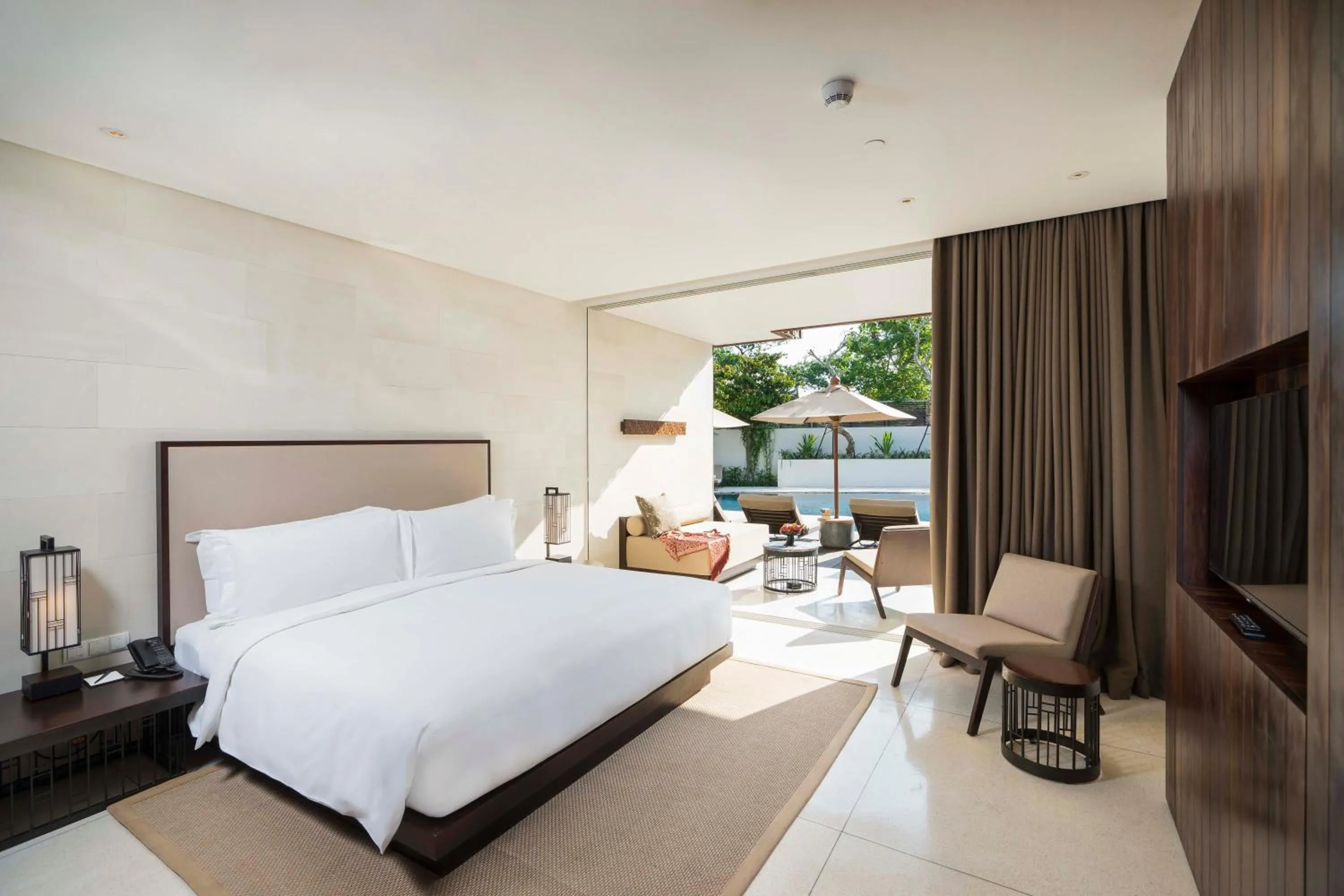 Bed in Alila Seminyak