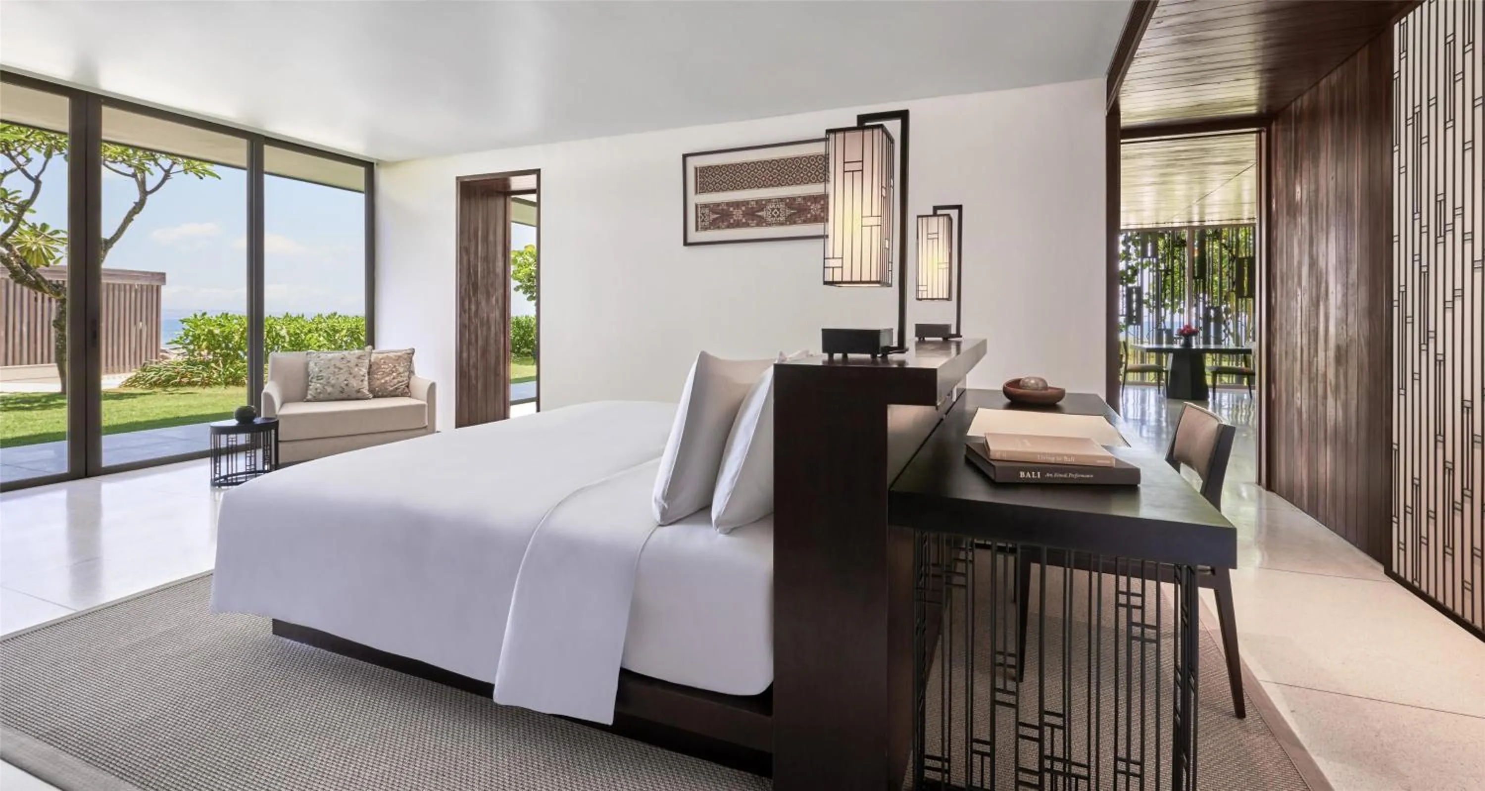Photo of the whole room, Bed in Alila Seminyak