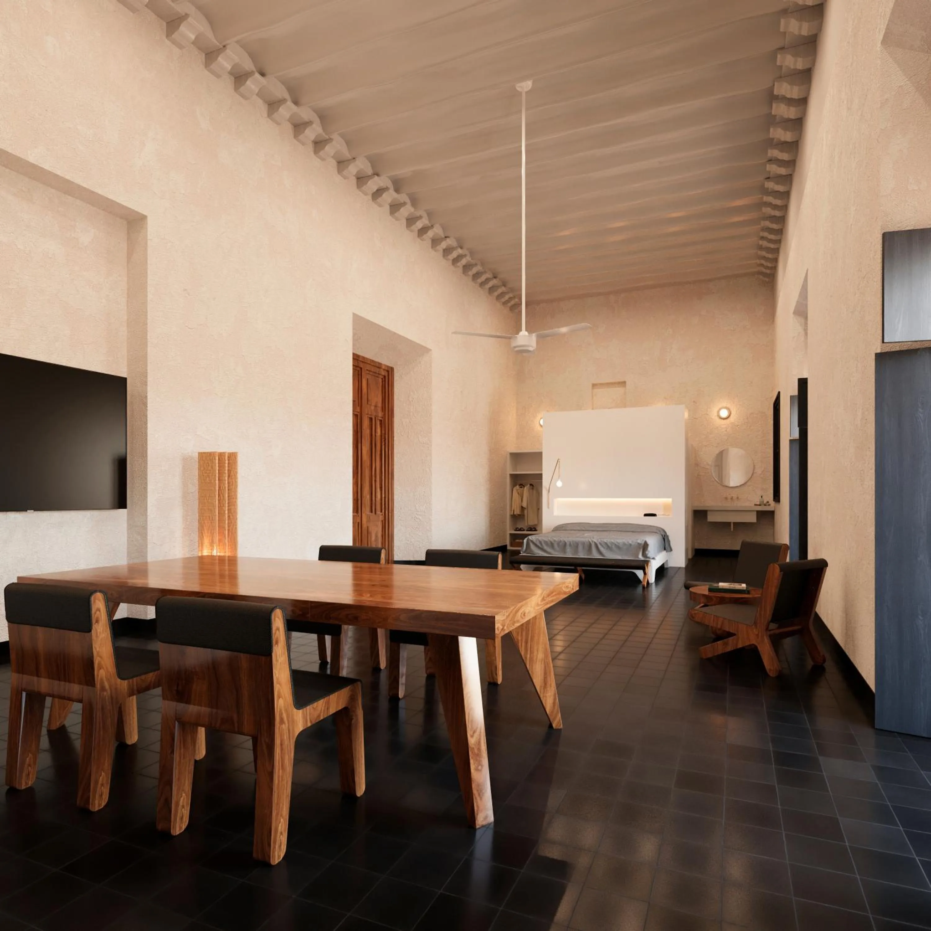 Seating area in Hotel Sevilla, a Member of Design Hotels
