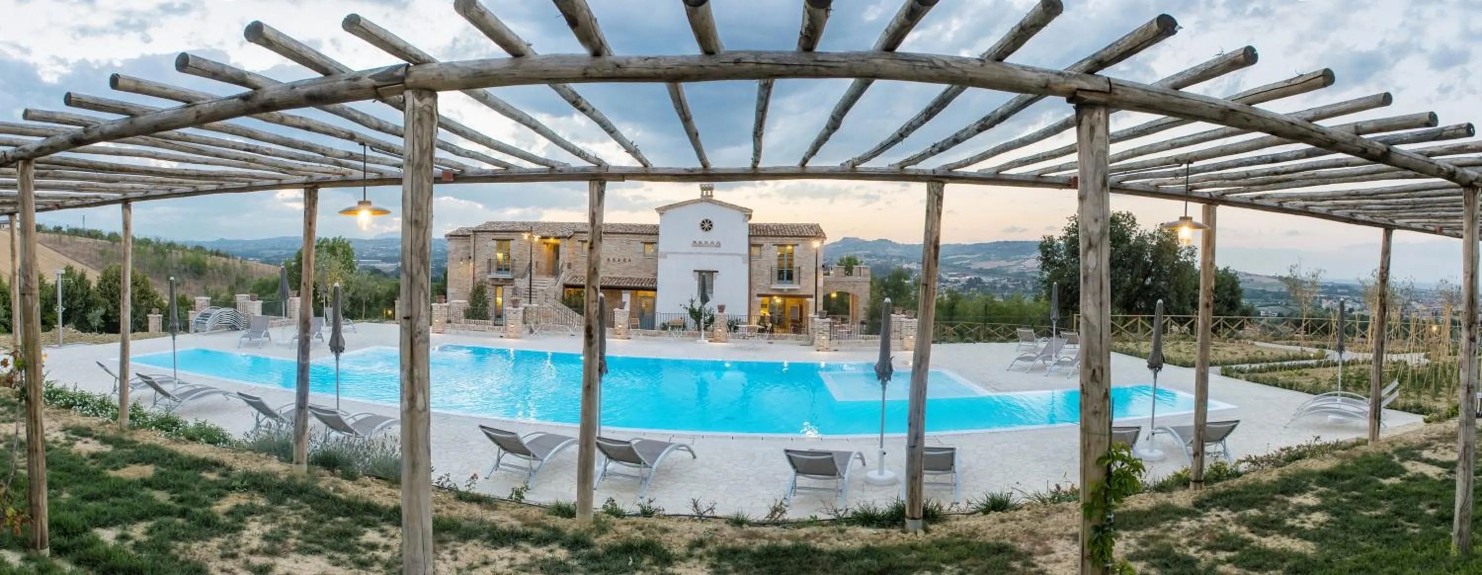 Garden view in Villa Sant'Angelo