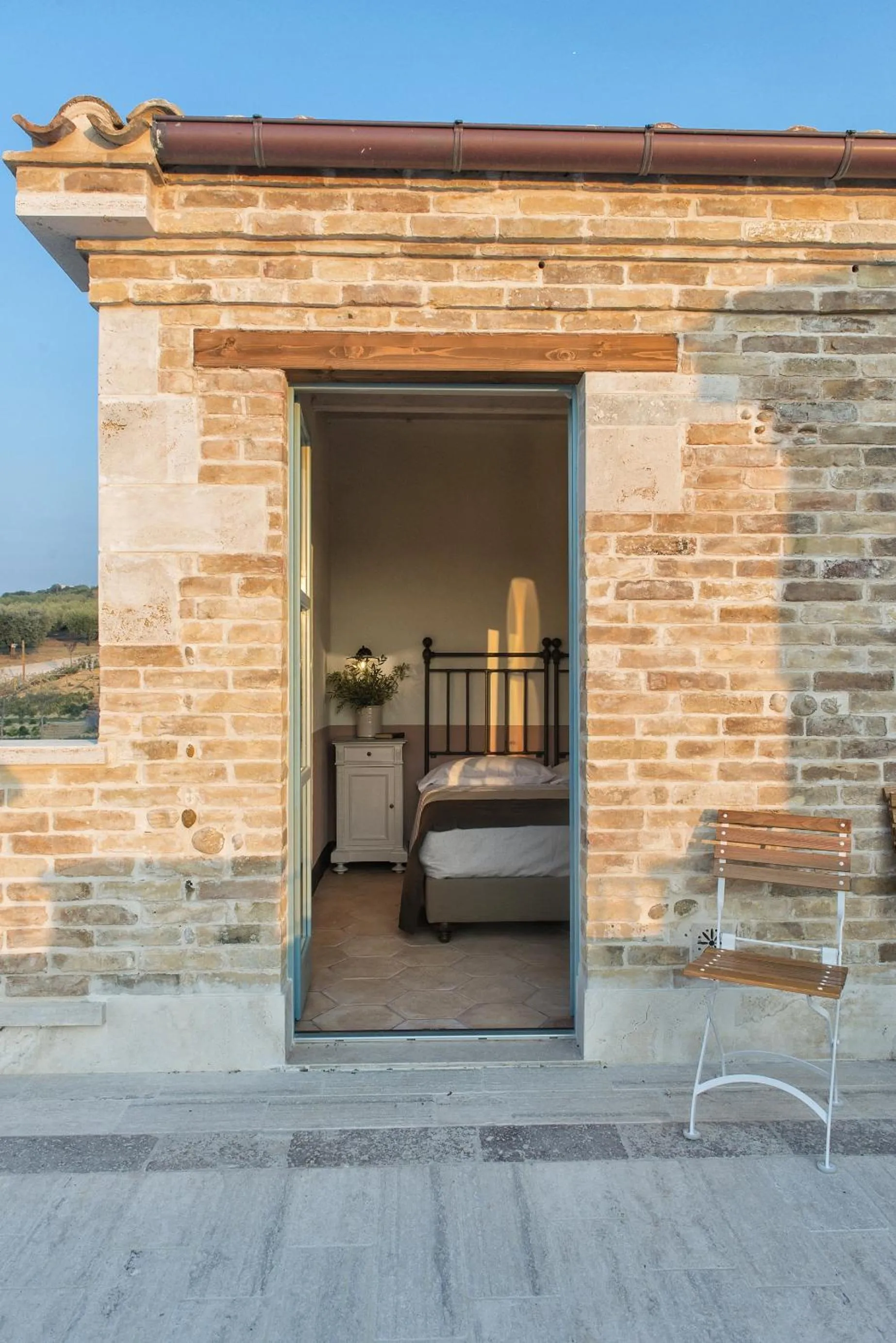 Balcony/Terrace, Bed in Villa Sant'Angelo