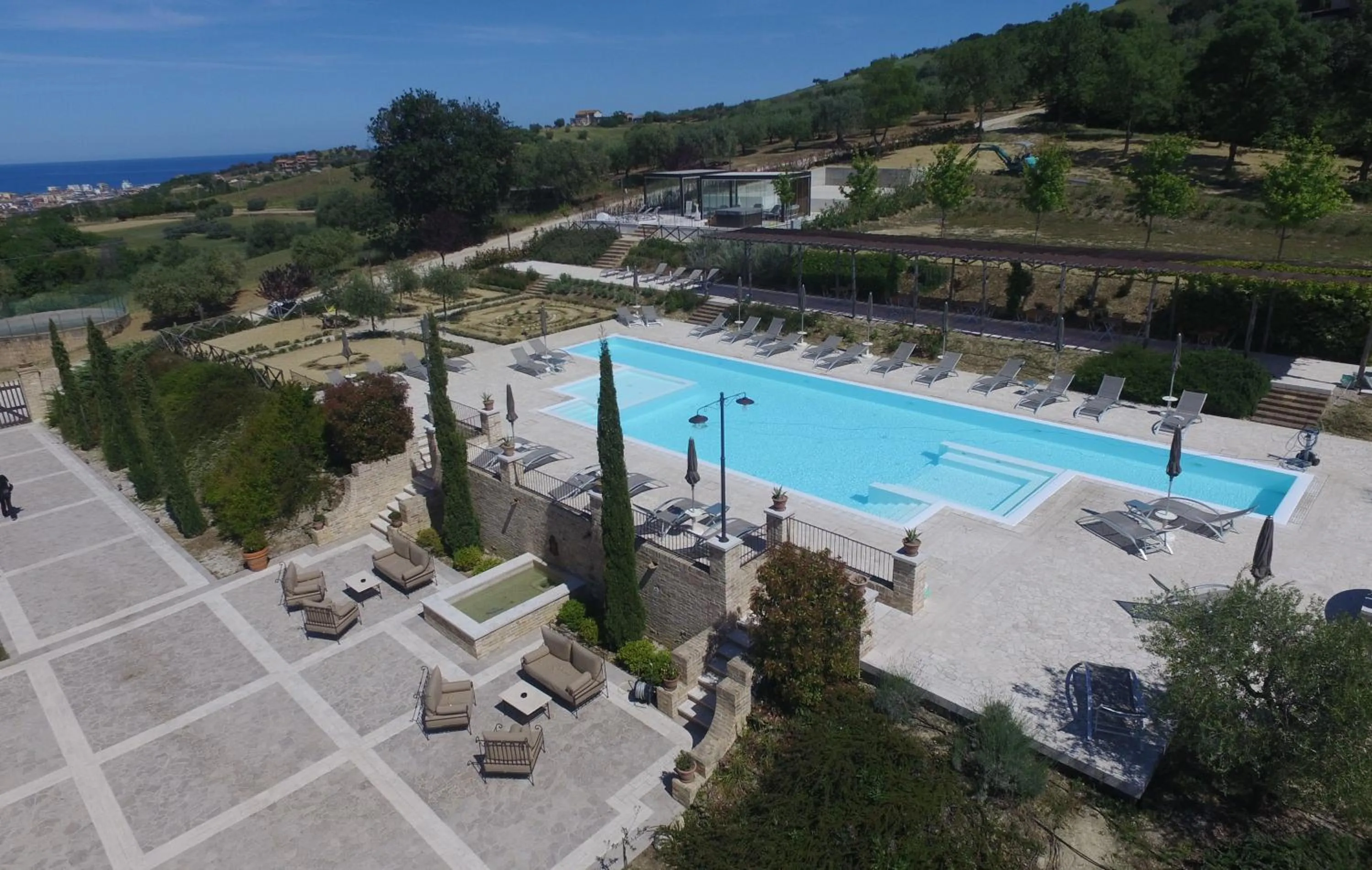 Bird's eye view in Villa Sant'Angelo