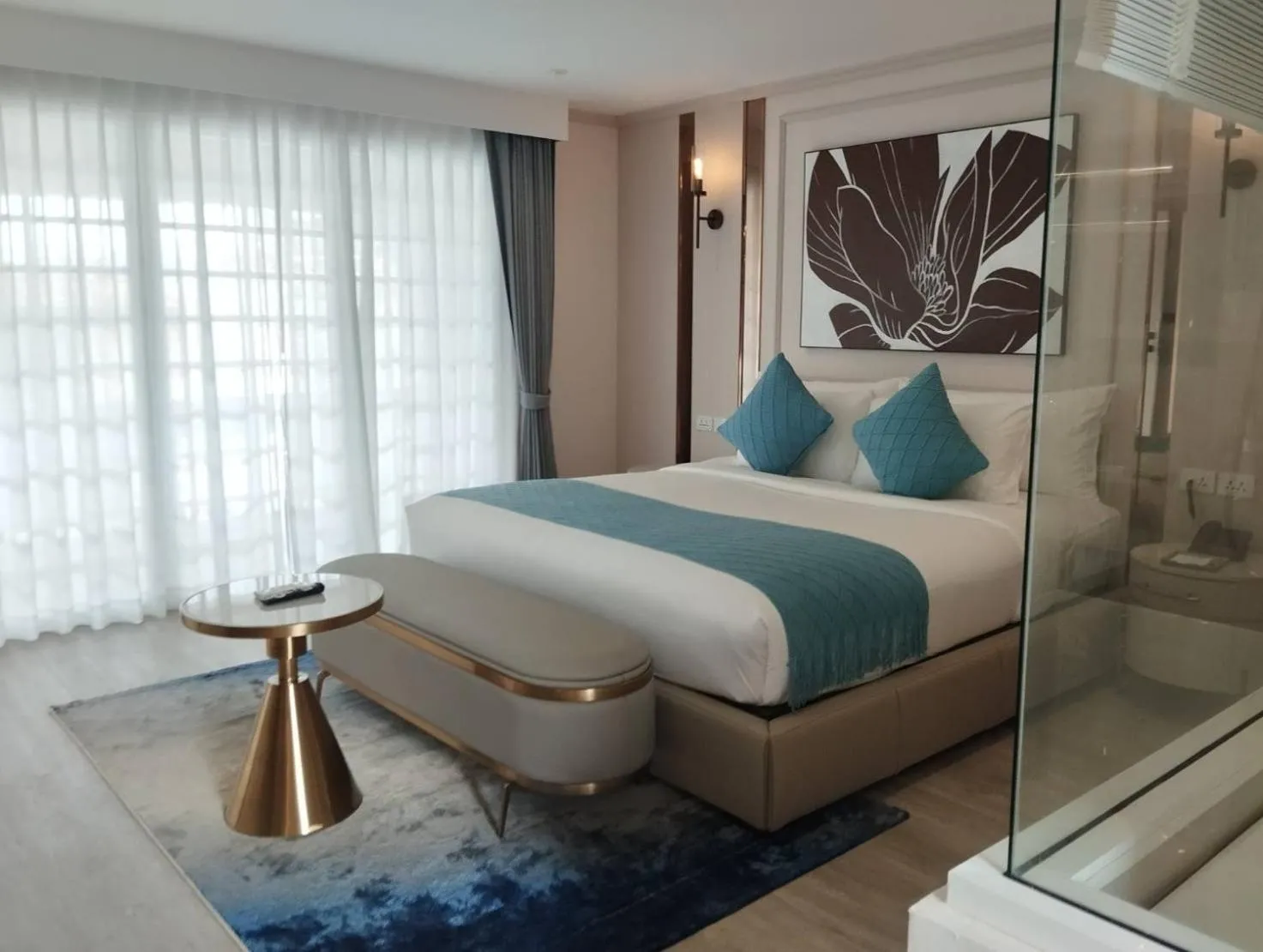 Bedroom, Bed in Villa Atchara
