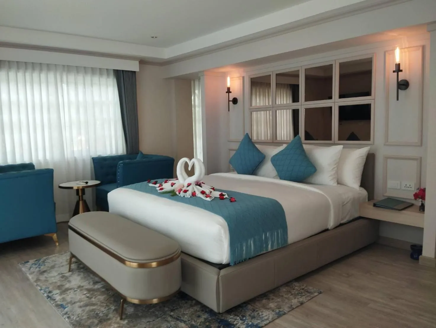 Bedroom, Bed in Villa Atchara