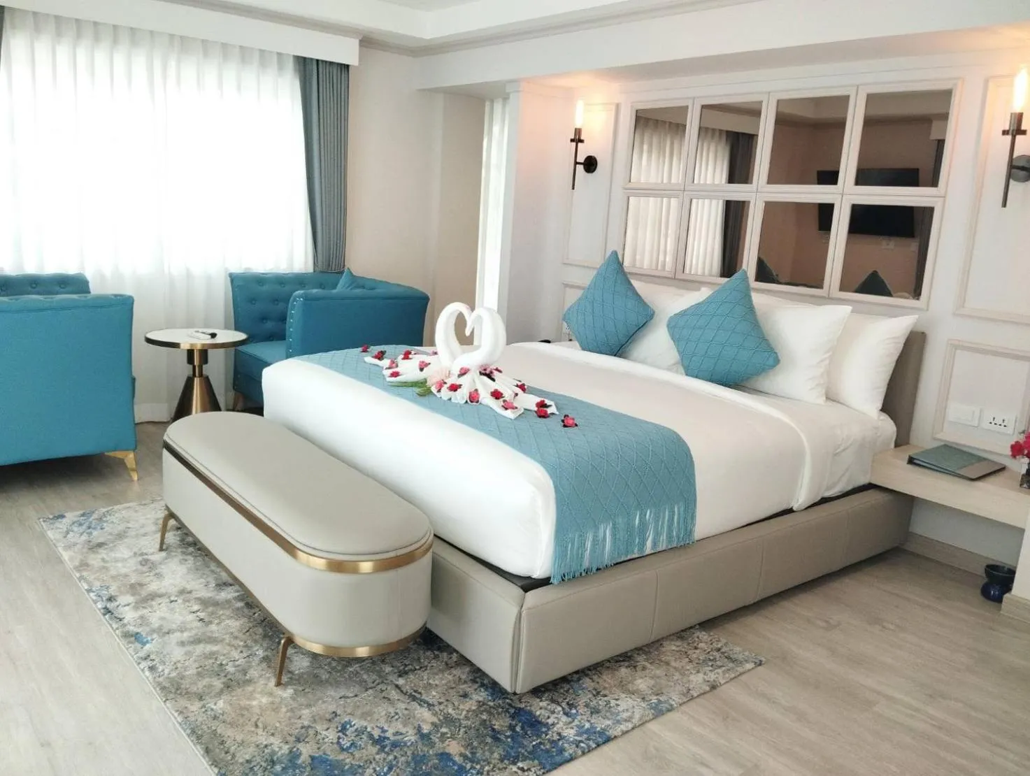 Bedroom, Bed in Villa Atchara