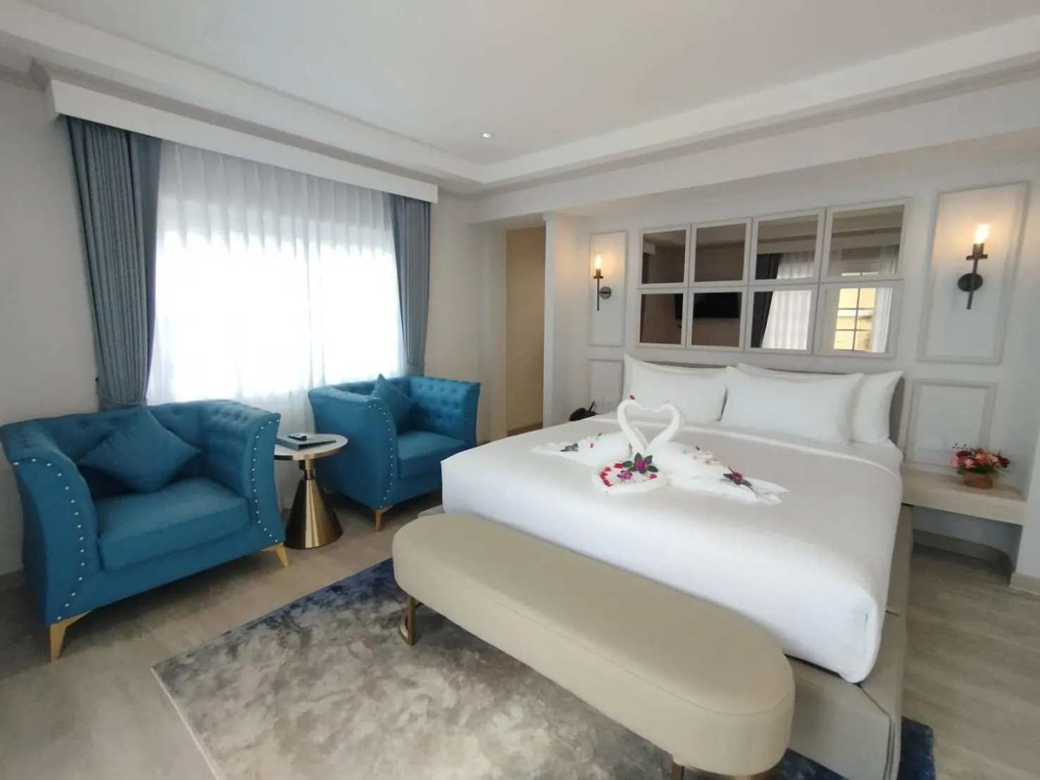 Bedroom, Bed in Villa Atchara